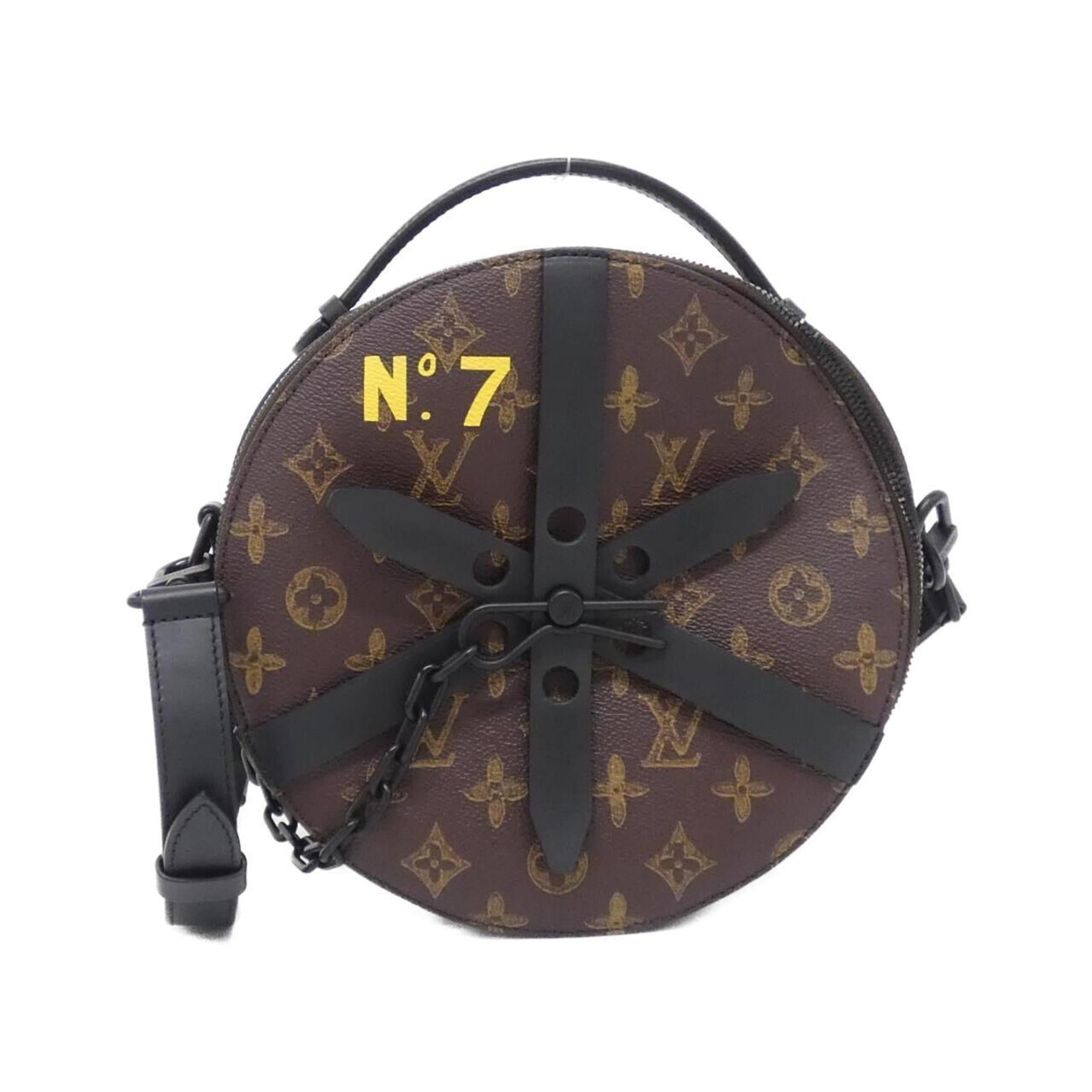 Louis Vuitton Marron Coated Canvas Shoulder Bag (Pre-Owned)