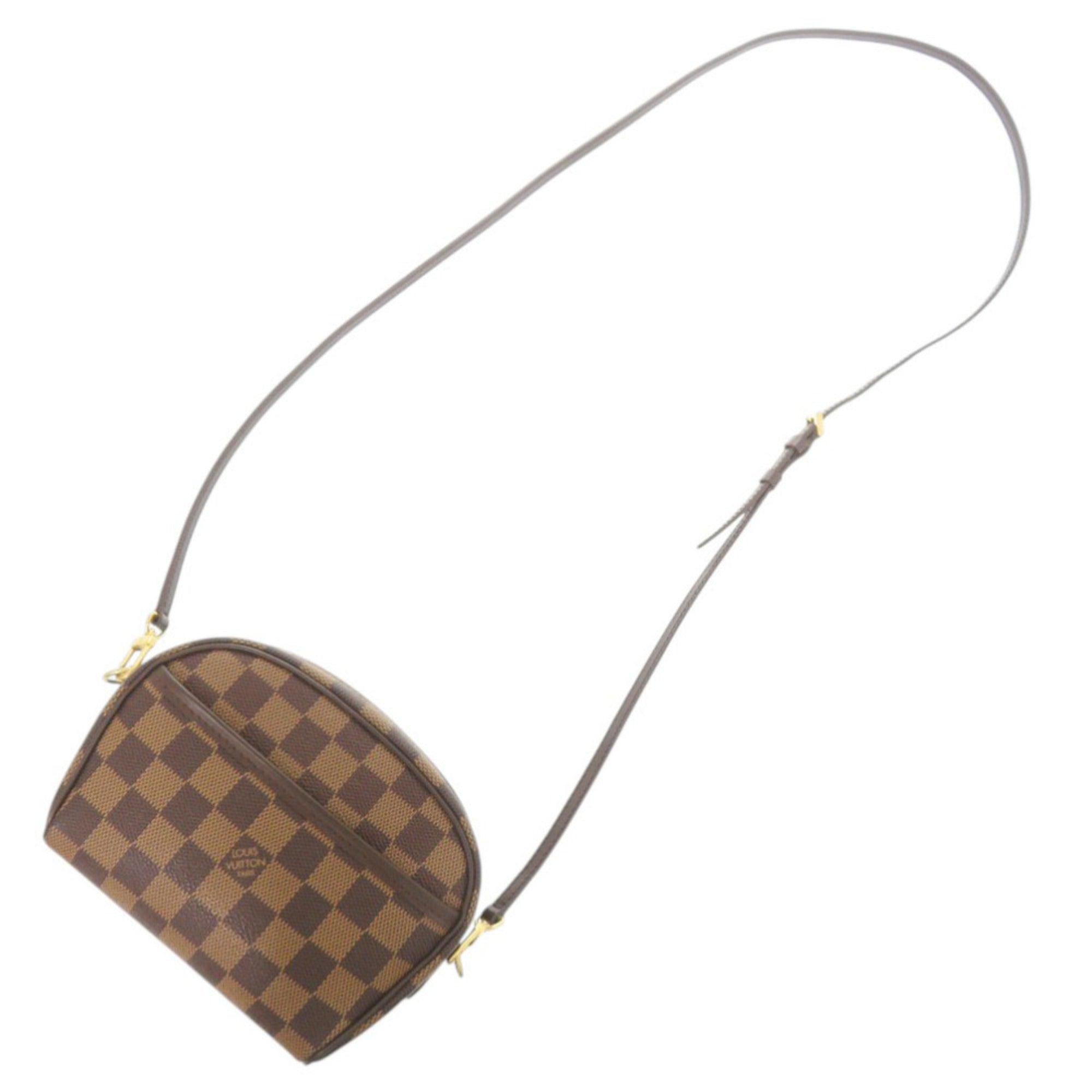 Louis Vuitton Damier Brown Damier Canvas Pochette Shoulder Bag (Pre-Owned)