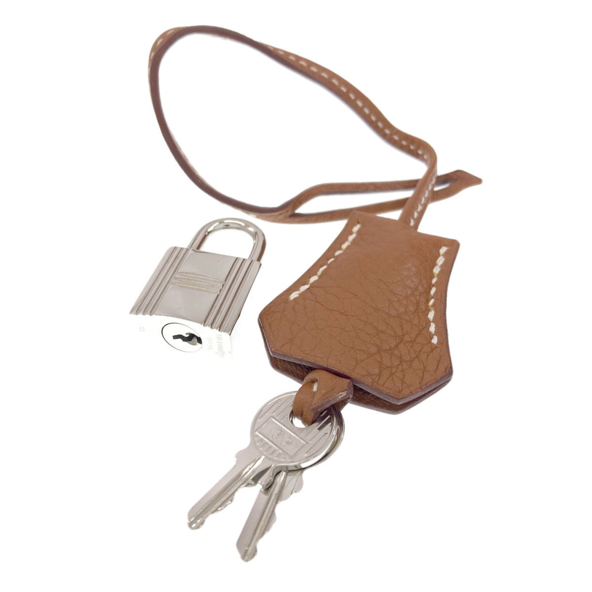 Hermes Gold Brown Taurillon Clemence Leather Handbag (Pre-Owned)