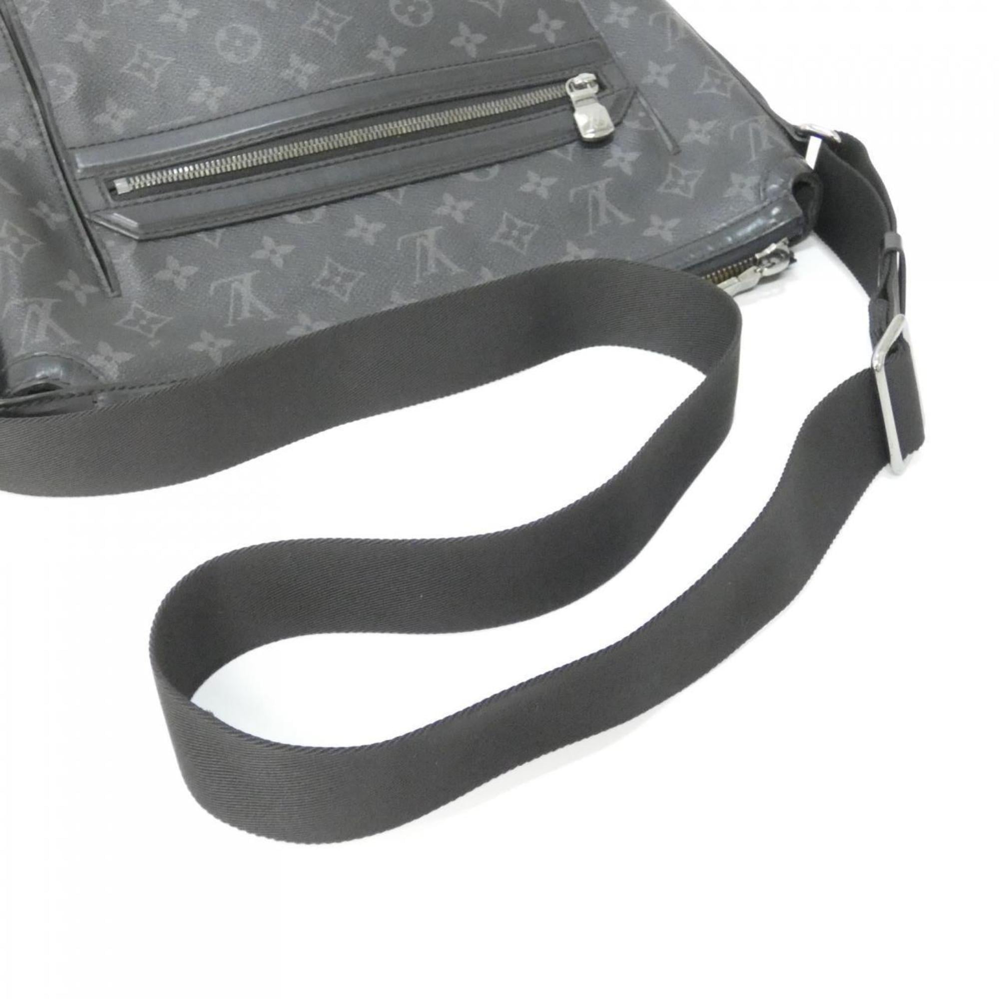 Louis Vuitton Black Coated Canvas Shoulder Bag (Pre-Owned)