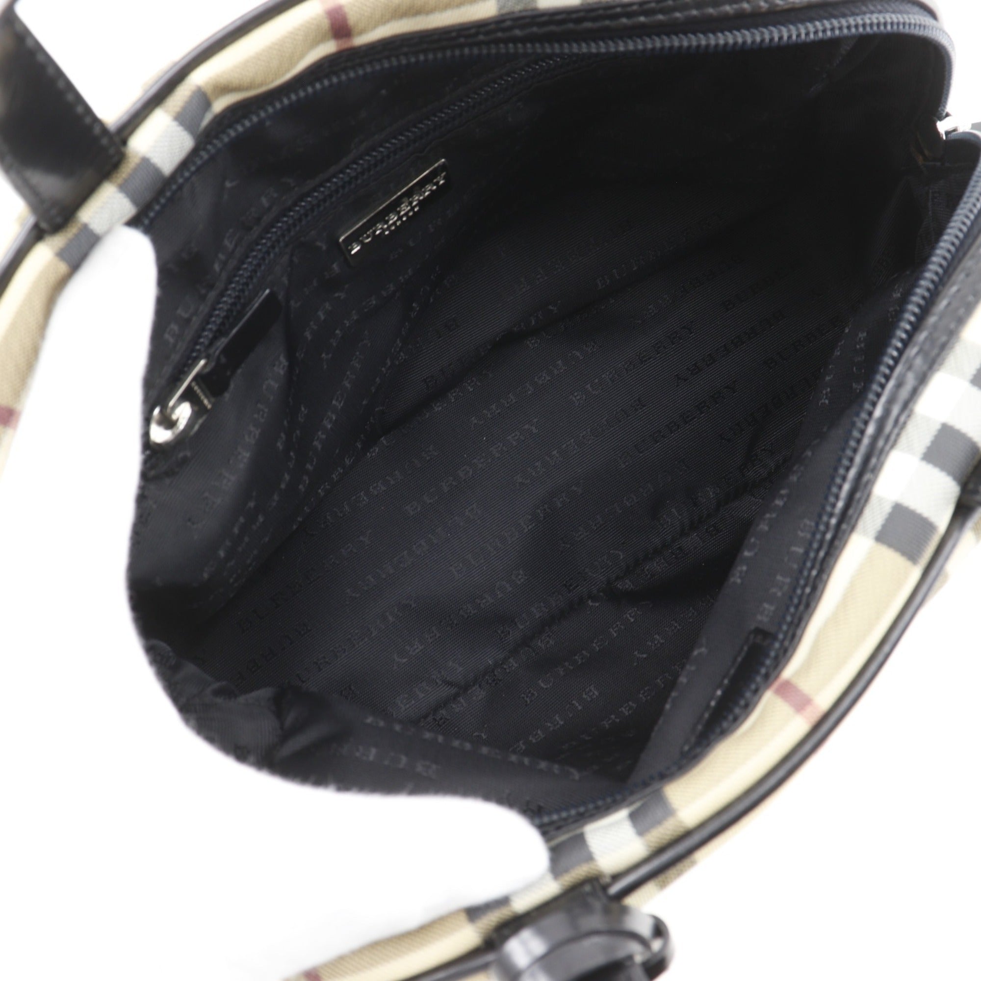 Burberry Beige Pvc Handbag (Pre-Owned)