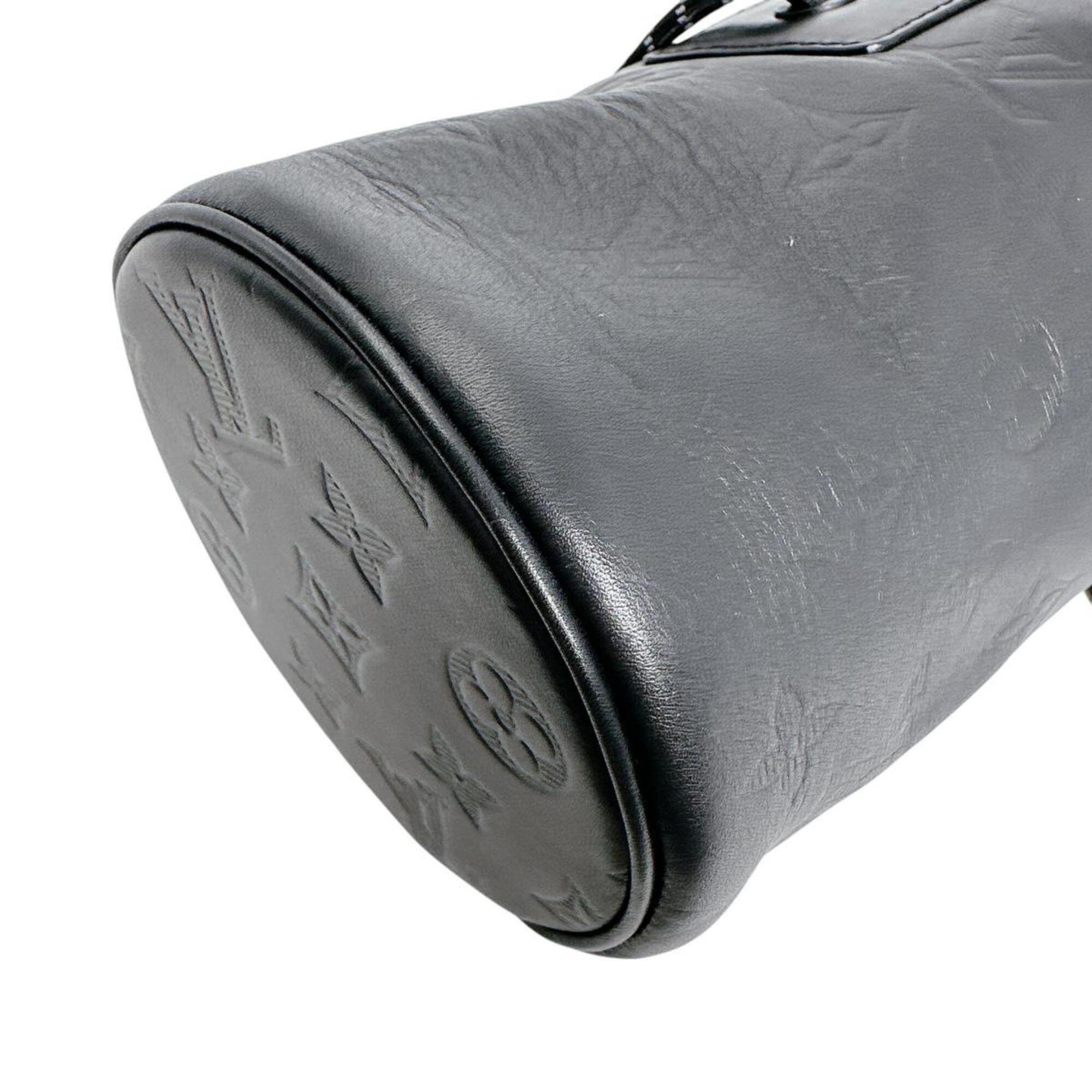 Louis Vuitton Black Leather Shoulder Bag (Pre-Owned)