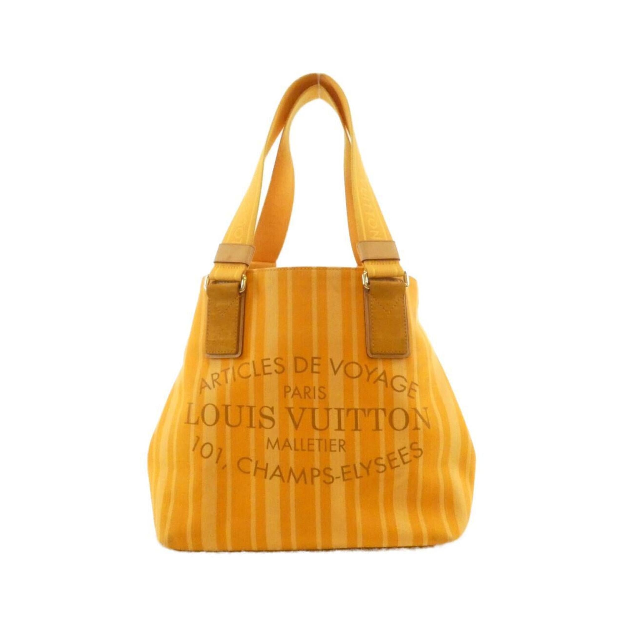 Louis Vuitton Jaune Passion Canvas Handbag (Pre-Owned)
