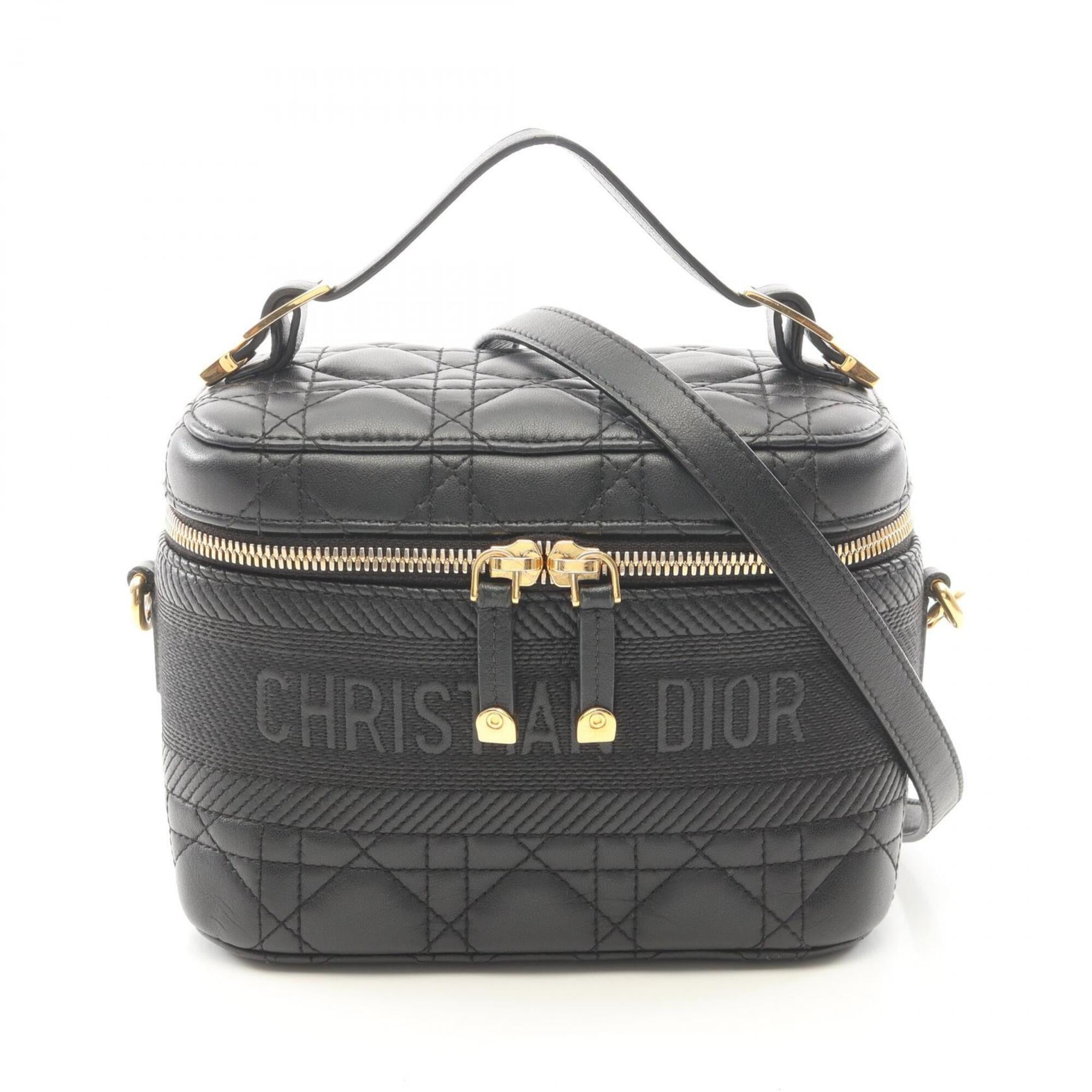 Christian Dior Black Leather Handbag (Pre-Owned)