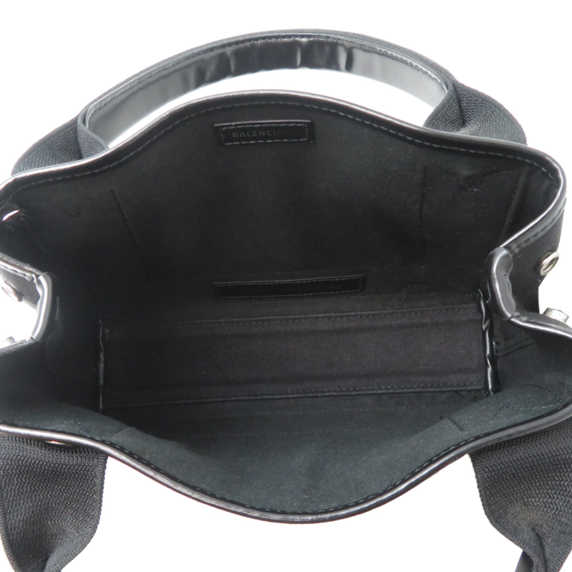 Balenciaga Black Canvas Leather Handbag (Pre-Owned)