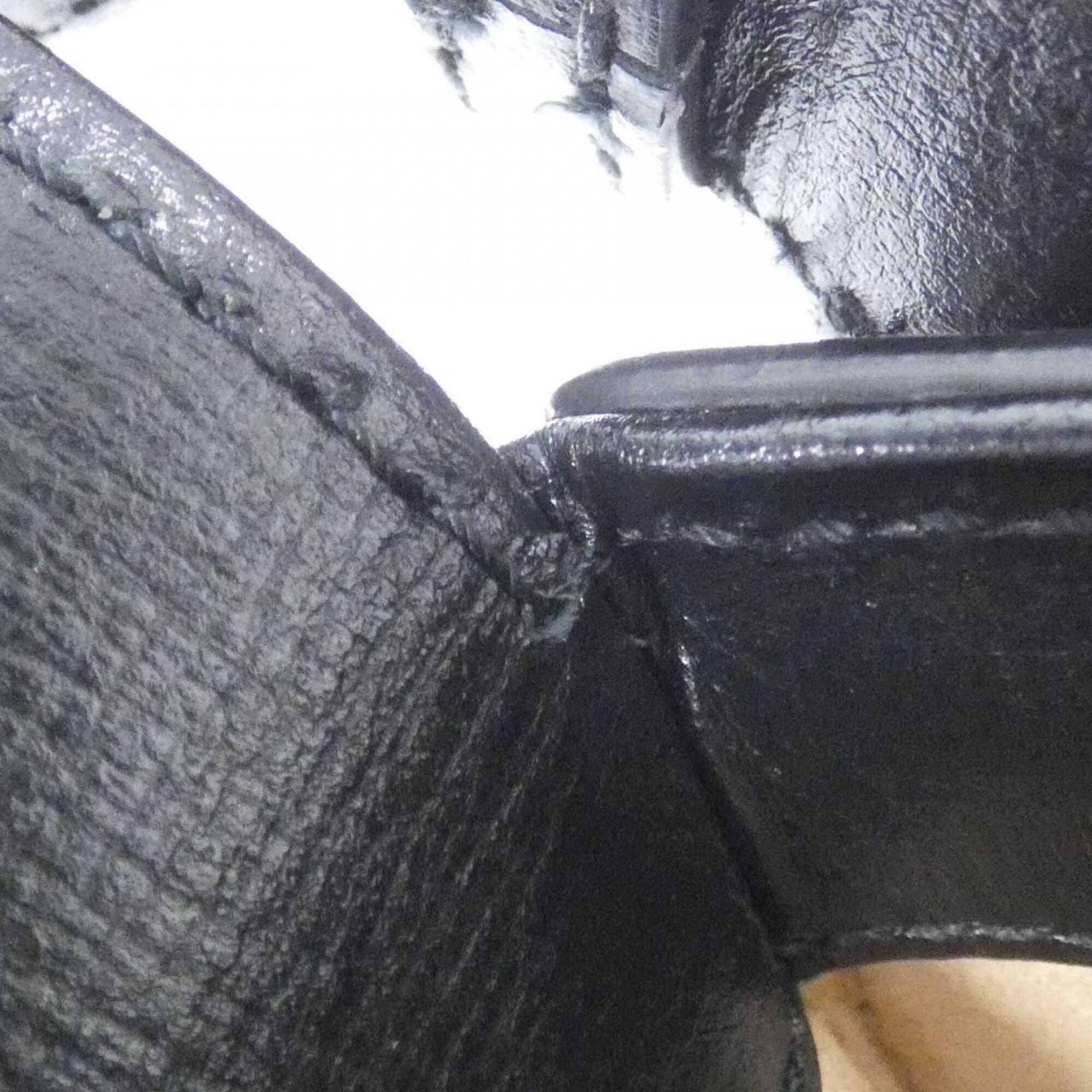 Gucci Horsebit Black Leather Shoulder Bag (Pre-Owned)