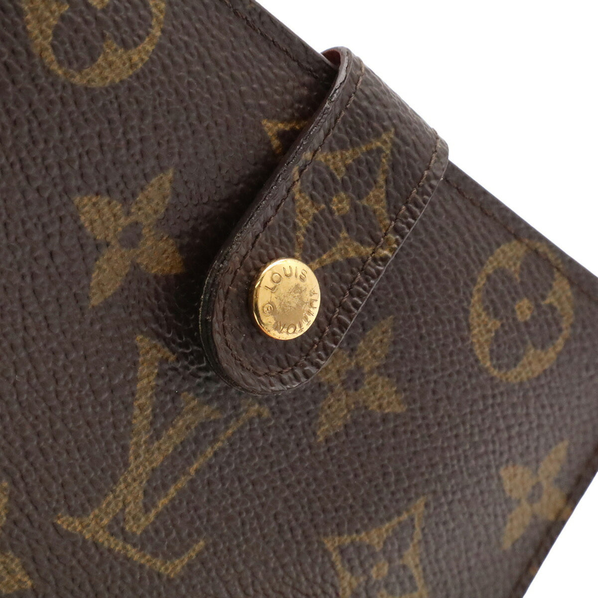 Louis Vuitton Brown Monogram Canvas Wallet (Bi-Fold) (Pre-Owned)