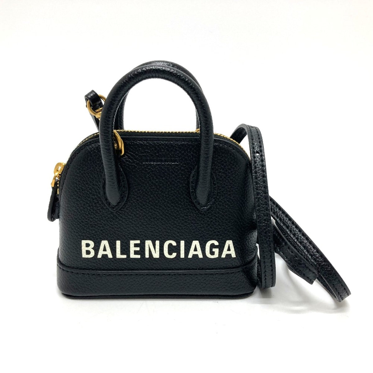 Balenciaga Black Leather Shoulder Bag (Pre-Owned)