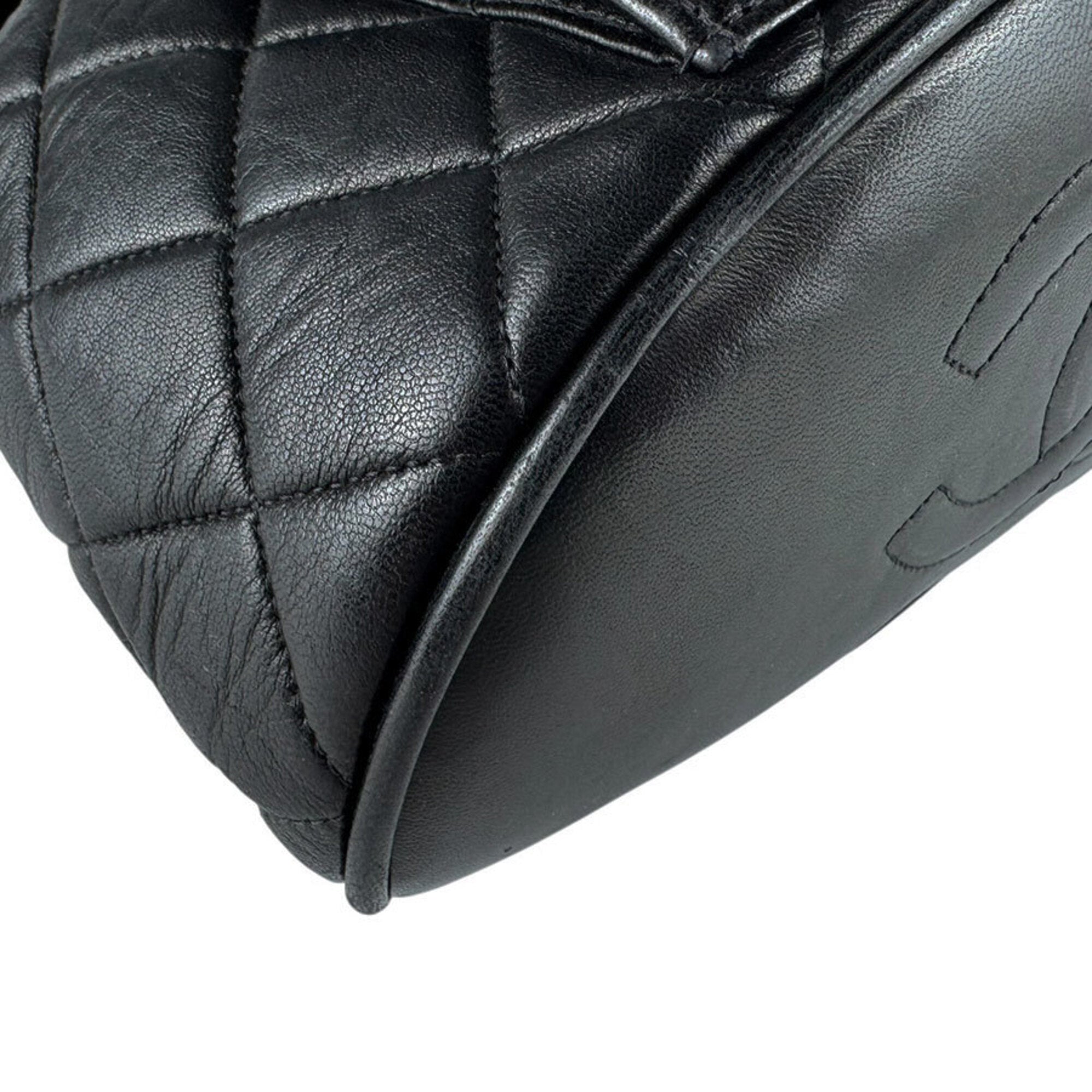 Chanel Black Leather Backpack (Pre-Owned)