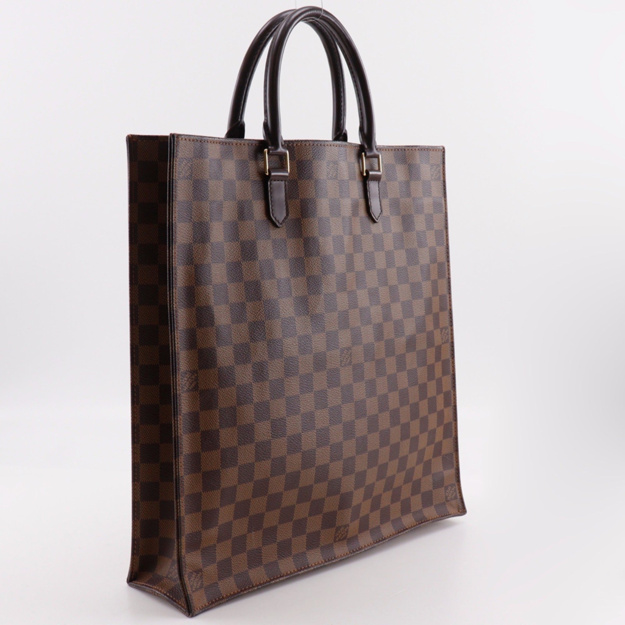 Louis Vuitton Brown Damier Canvas Handbag Tote Bag (Pre-Owned)