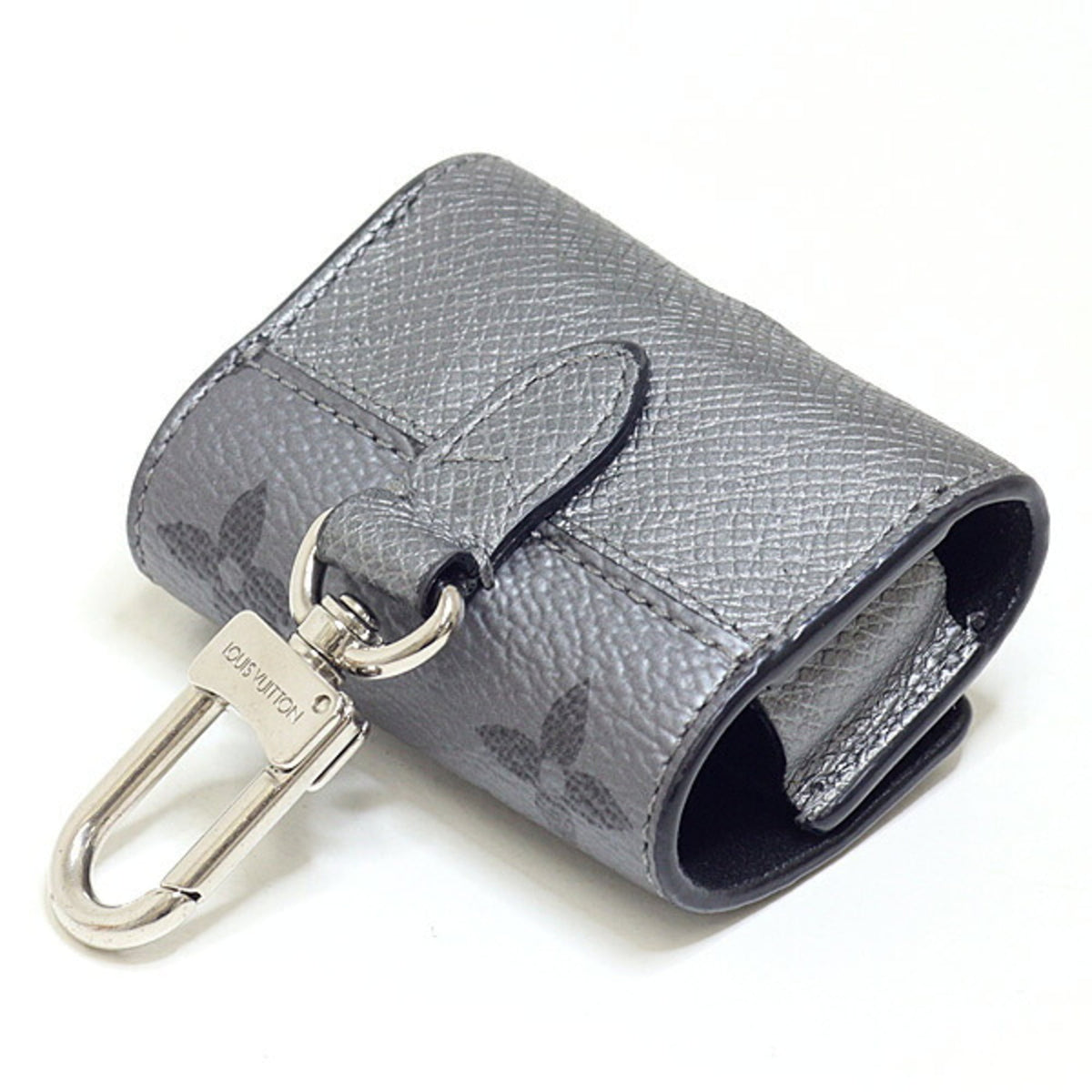 Louis Vuitton Gray Gunmetal Taigarama Pouch (Pre-Owned)