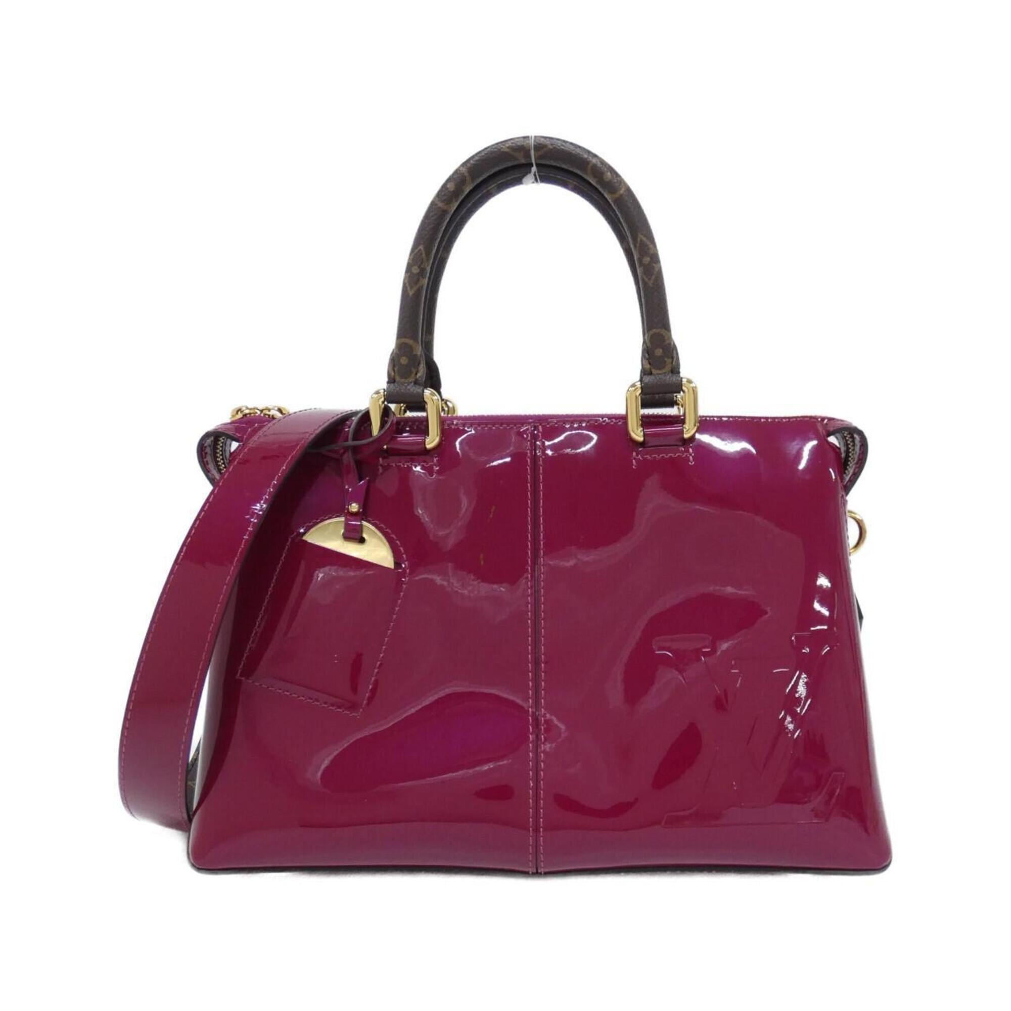Louis Vuitton Magenta Pink Leather Handbag (Pre-Owned)