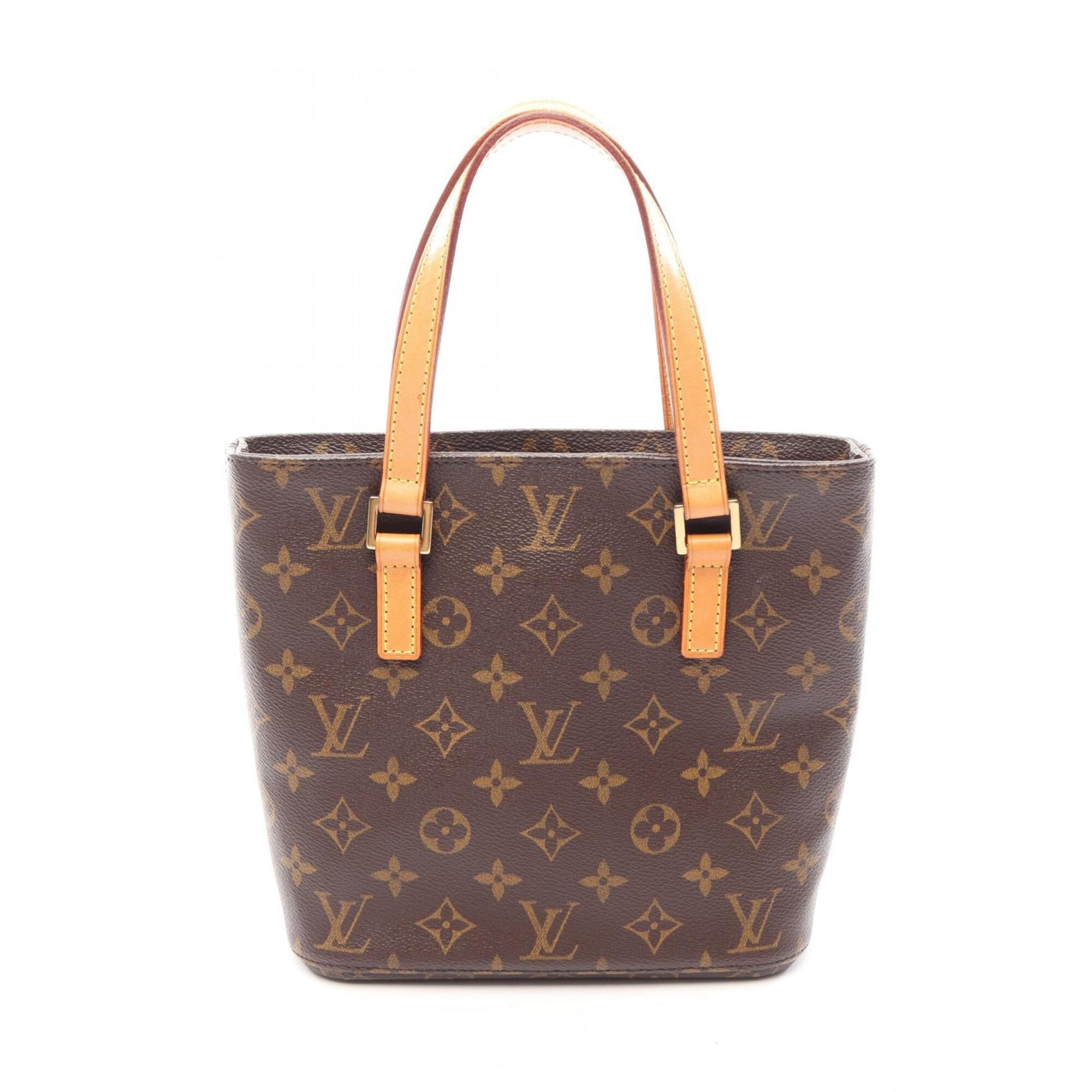 Louis Vuitton Brown Monogram Leather Handbag (Pre-Owned)