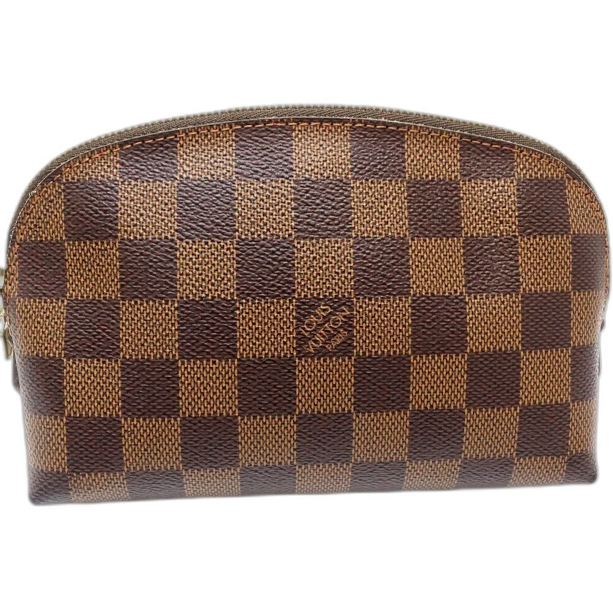 Louis Vuitton Damier Ebene Damier Canvas Pouch (Pre-Owned)
