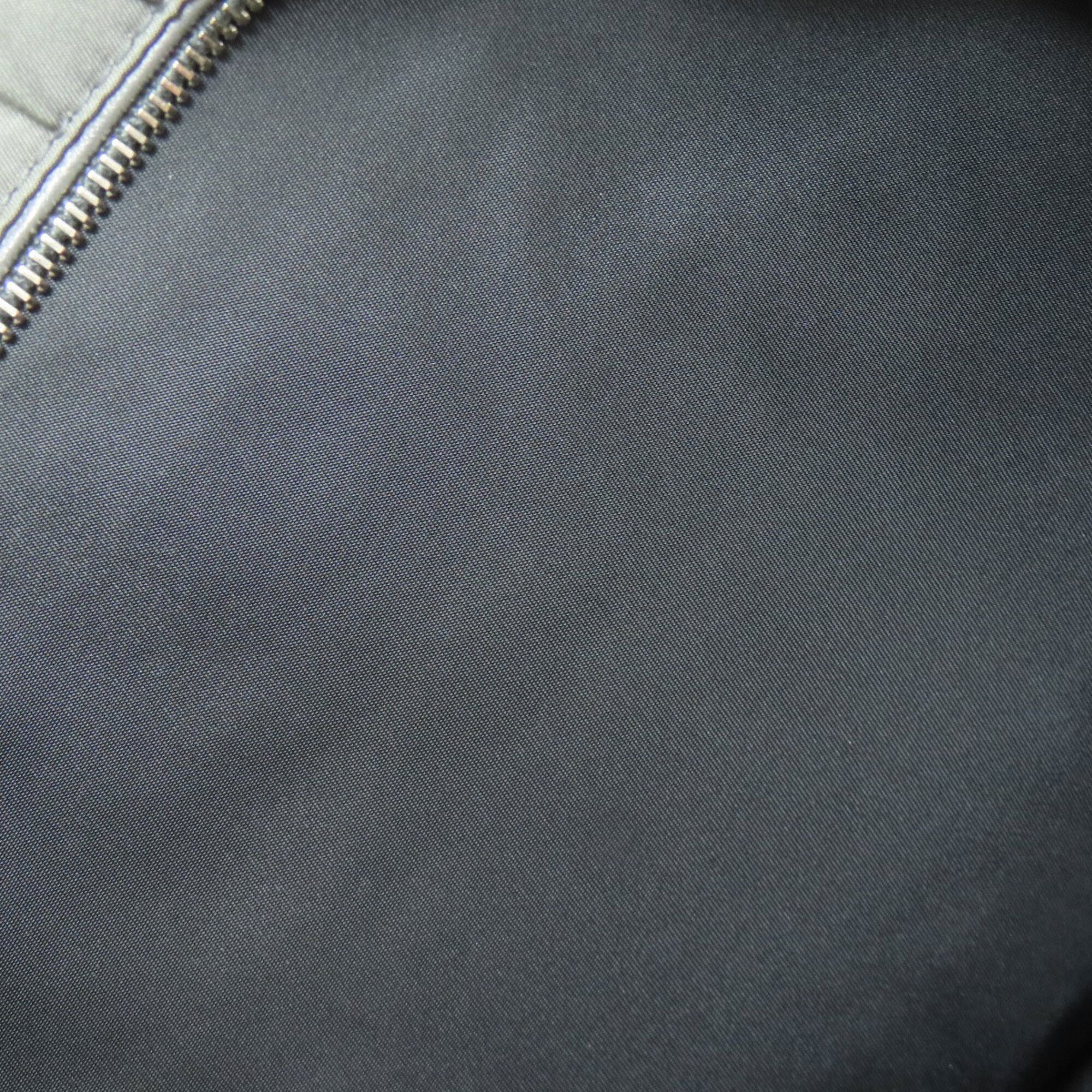 Prada Black Gray Orange Nylon Backpack (Pre-Owned)