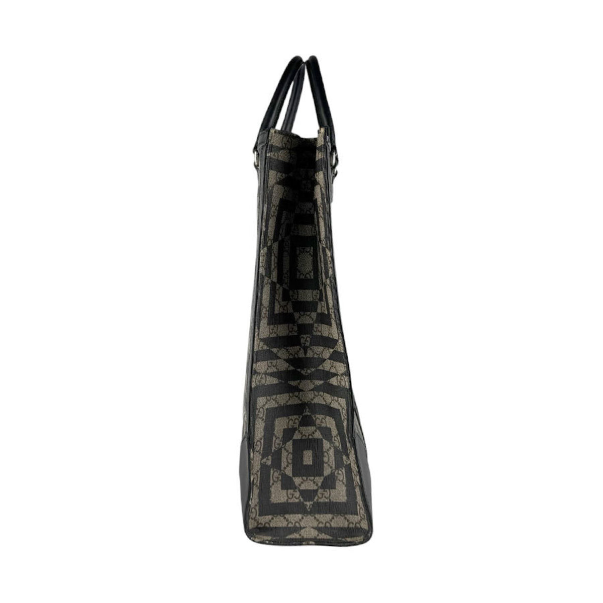 Gucci Black Brown Gg Supreme Handbag Shoulder Bag (Pre-Owned)