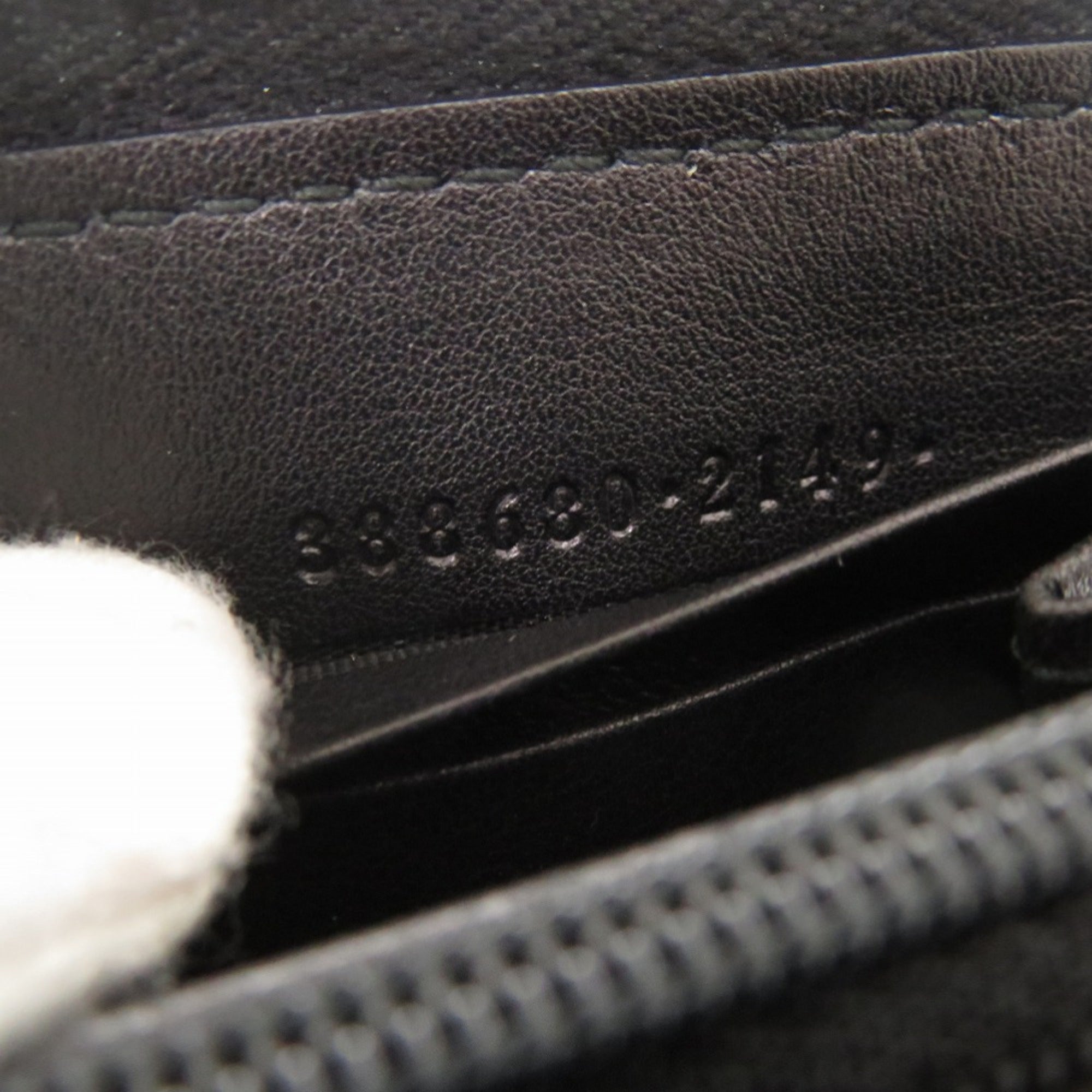 Gucci Black Leather Coin Purse/Coin Case (Pre-Owned)