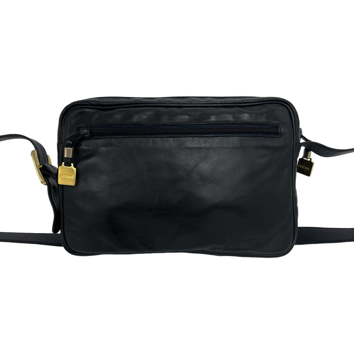 Loewe Black Leather Crossbody Bag Shoulder Bag (Pre-Owned)