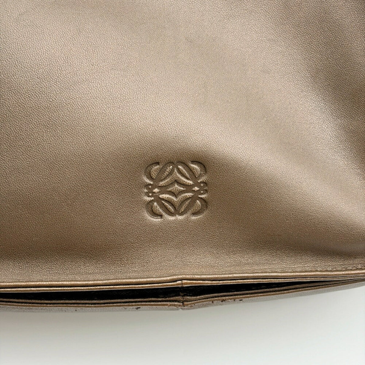 Loewe Bronze Nappa Leather Leather Shoulder Bag (Pre-Owned)