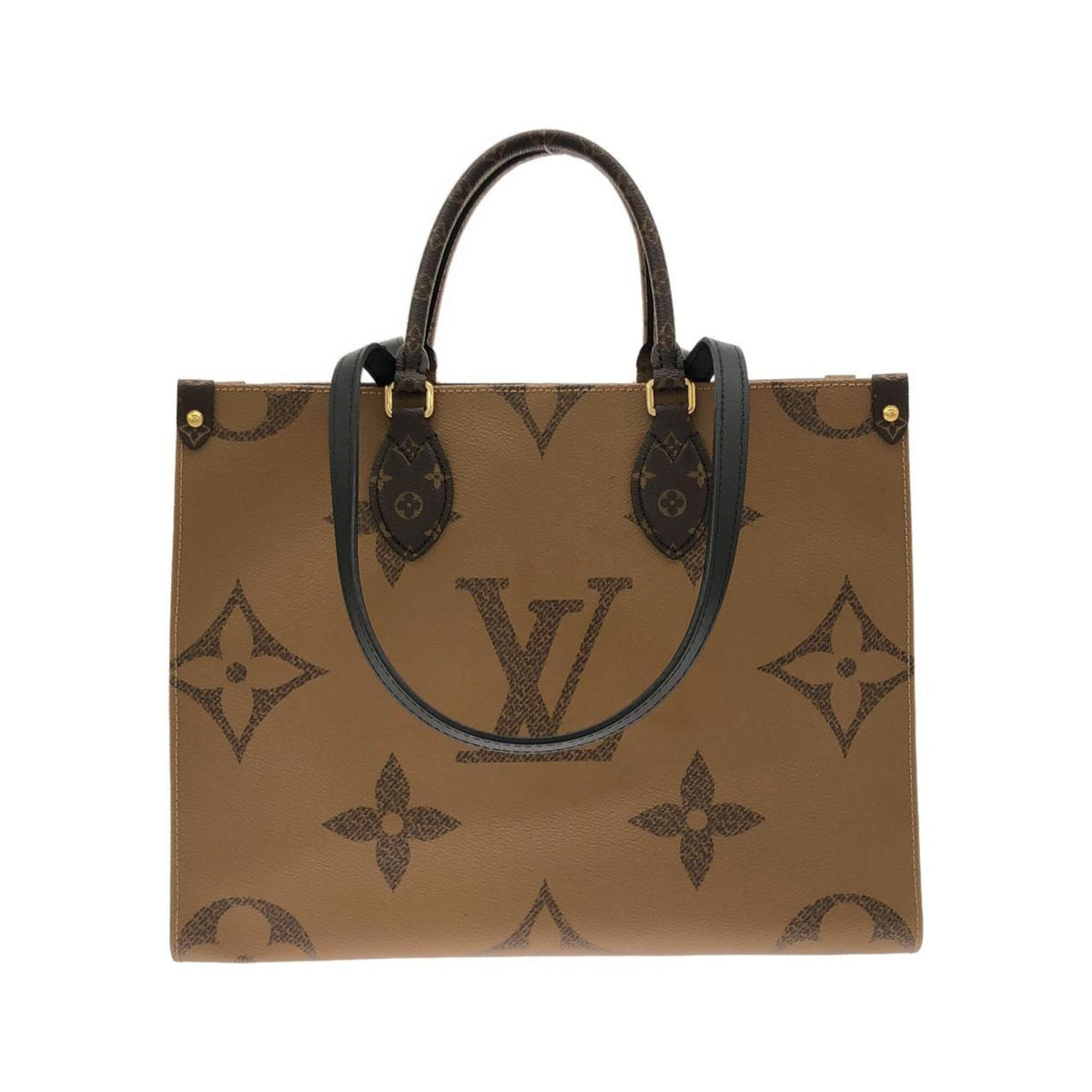 Louis Vuitton Monogram Marron Coated Canvas Handbag (Pre-Owned)