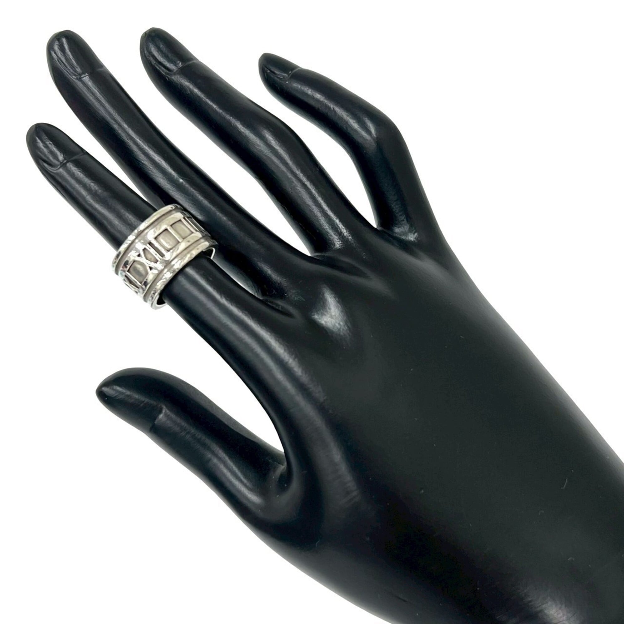 Tiffany Silver Silver 925 Band Ring (Pre-Owned)