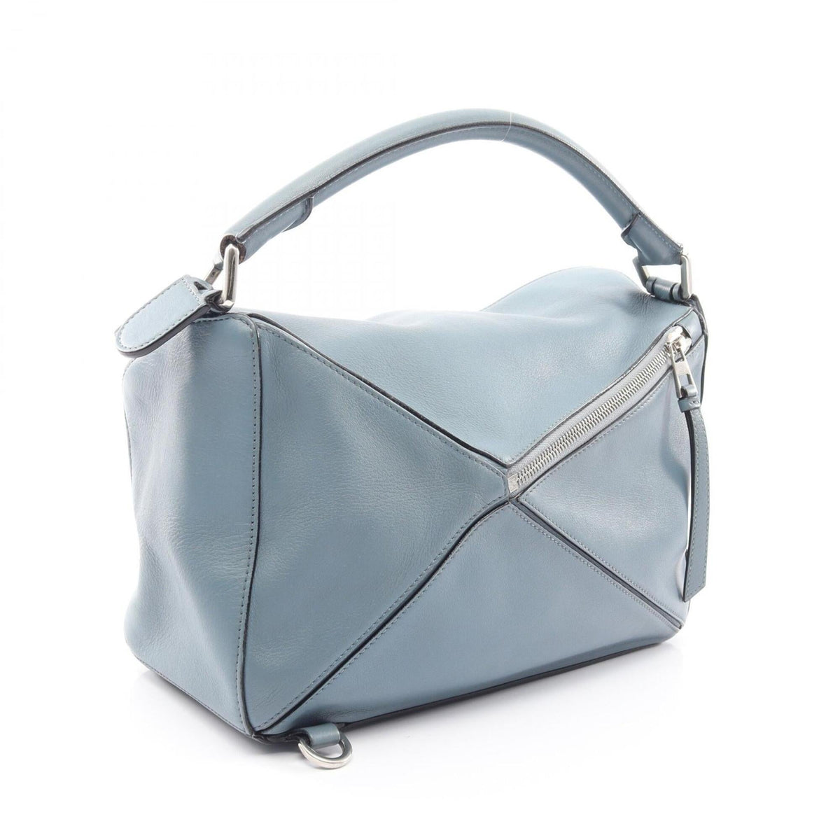 Loewe Blue Leather Handbag (Pre-Owned)