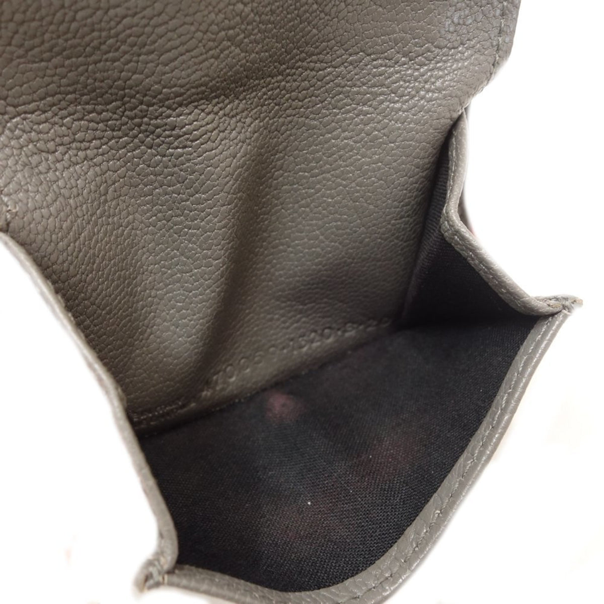Balenciaga Gray Leather Wallet (Tri-Fold) (Pre-Owned)