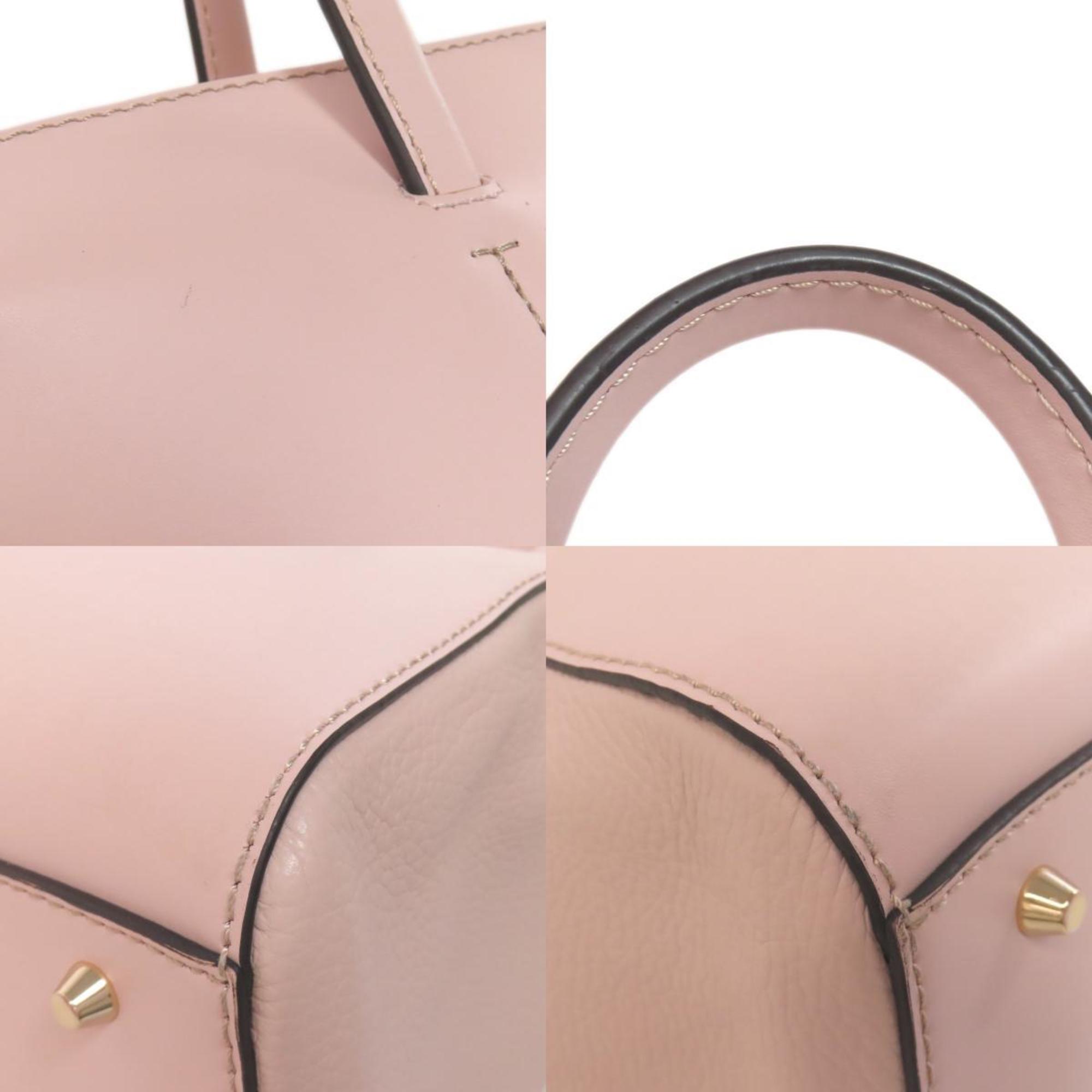 Furla Pink Leather Tote Bag (Pre-Owned)
