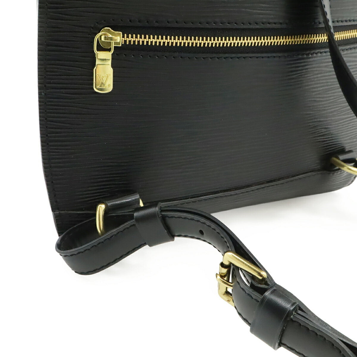 Louis Vuitton Black Noir Epi Leather Backpack Shoulder Bag (Pre-Owned)