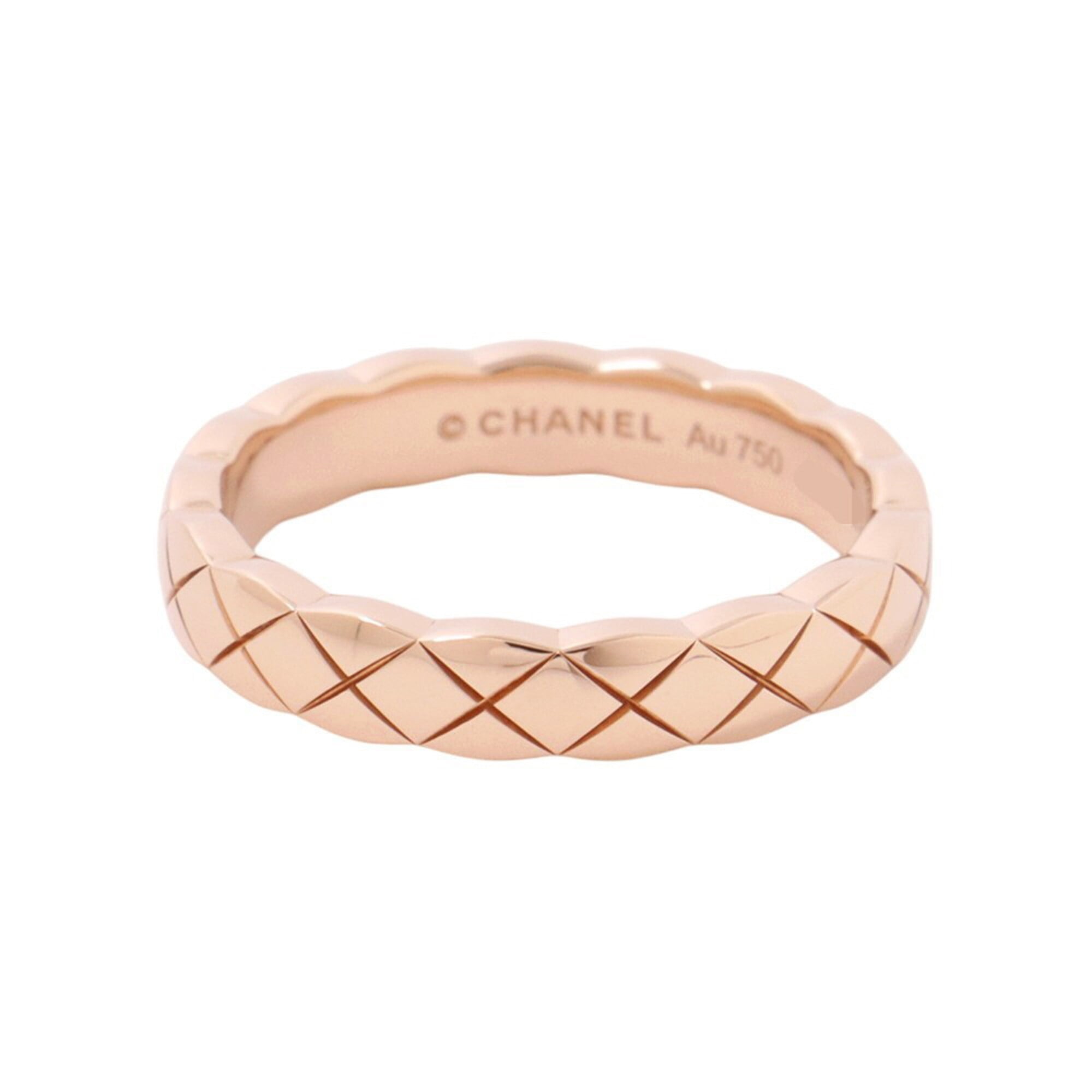 Chanel Pink Gold (18K) Band Ring (Pre-Owned)