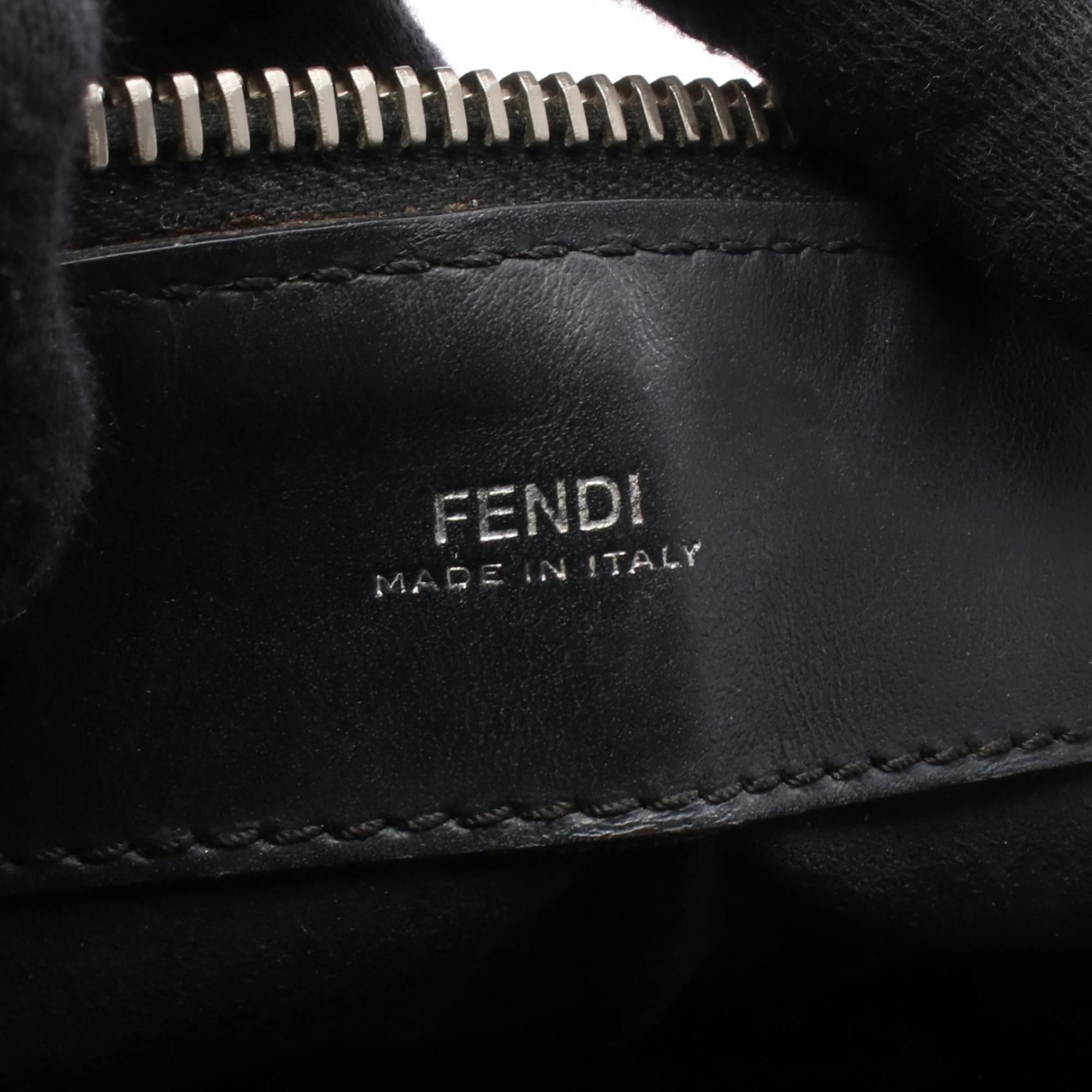 Fendi Black Leather Handbag (Pre-Owned)
