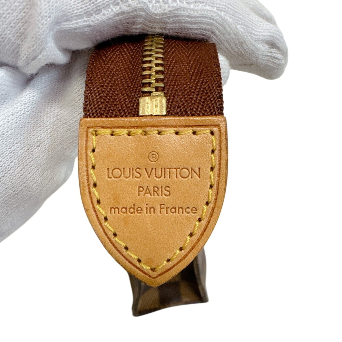 Louis Vuitton Brown Pvc Coated Canvas Clutch Bag Pouch Wash Bag (Pre-Owned)