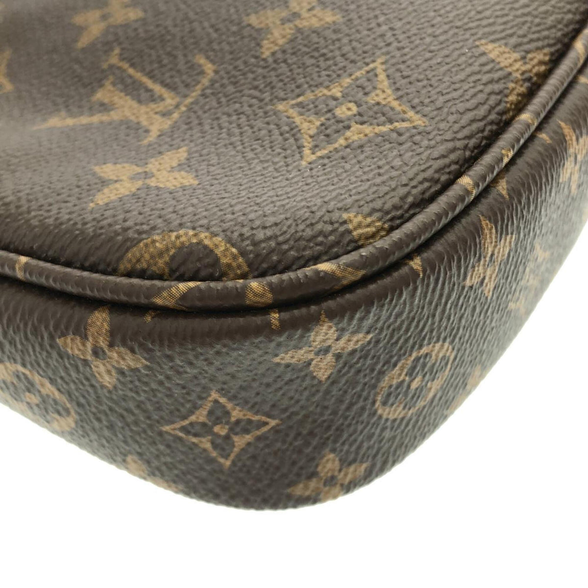Louis Vuitton Monogram Marron Rose Clair Coated Canvas Shoulder Bag (Pre-Owned)