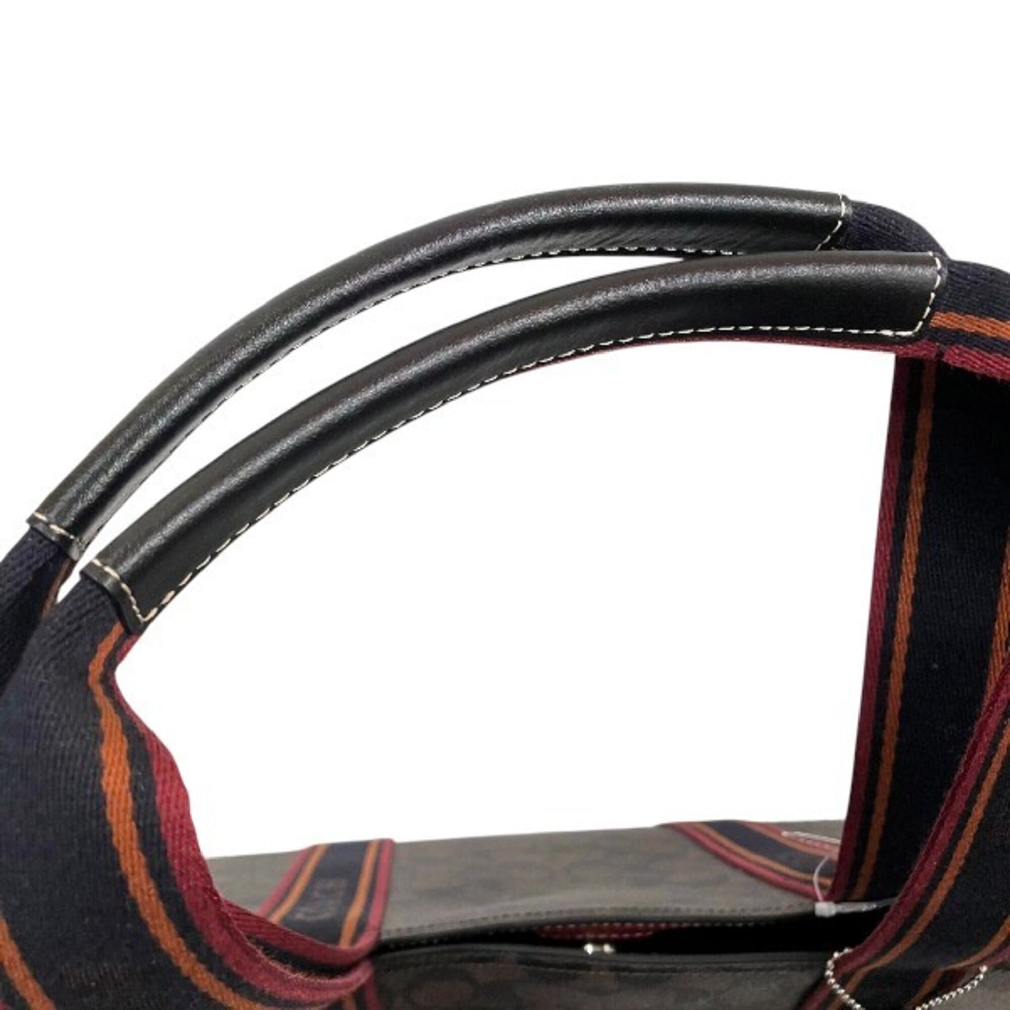 Coach Brown Pvc Tote Bag (Pre-Owned)