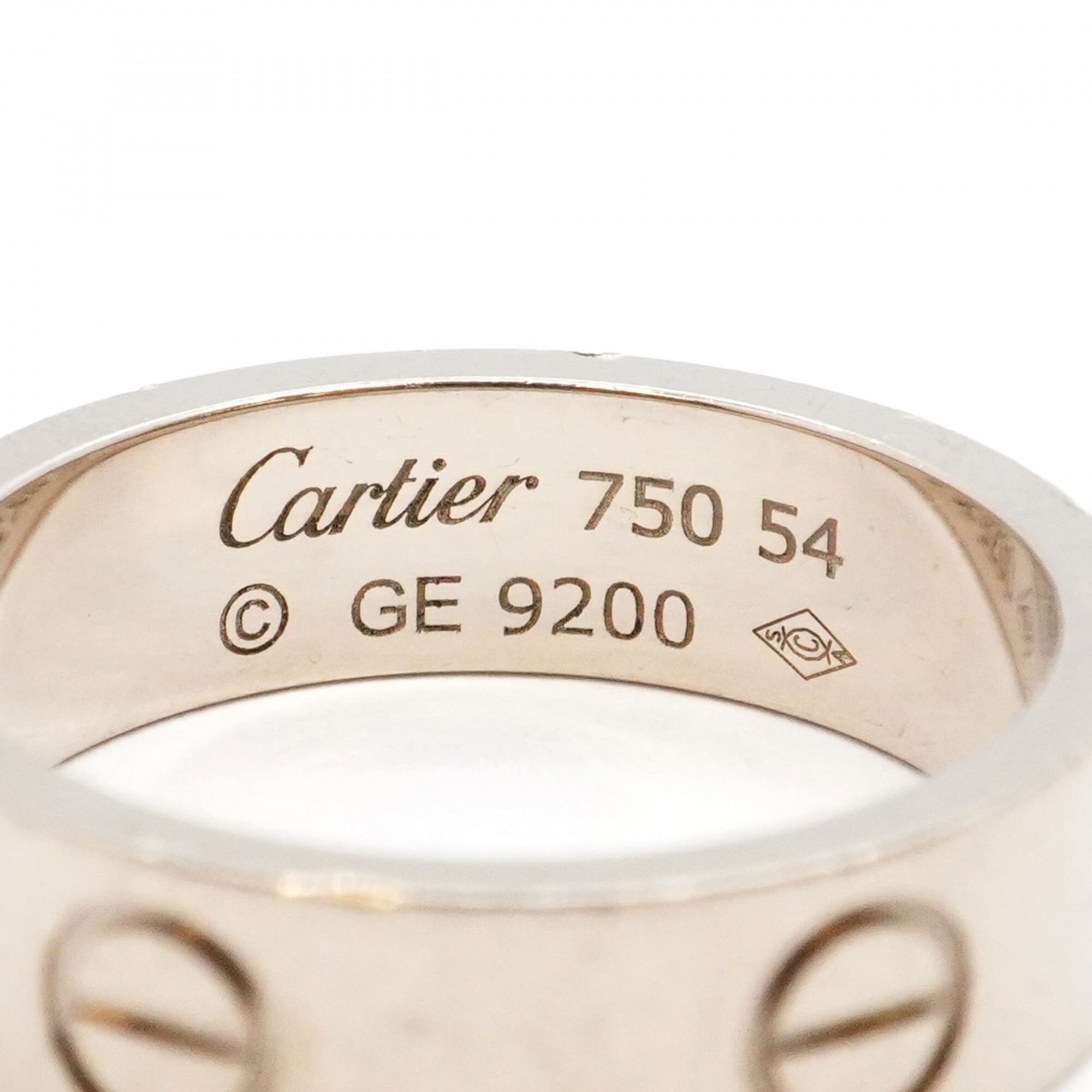 Cartier White Gold (18K) Band Ring (Pre-Owned)