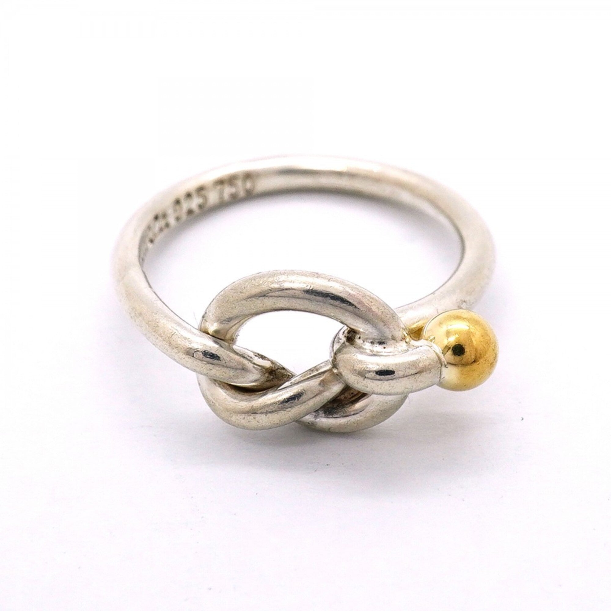 Tiffany Yellow Gold (18K) Silver 925 Band Ring (Pre-Owned)