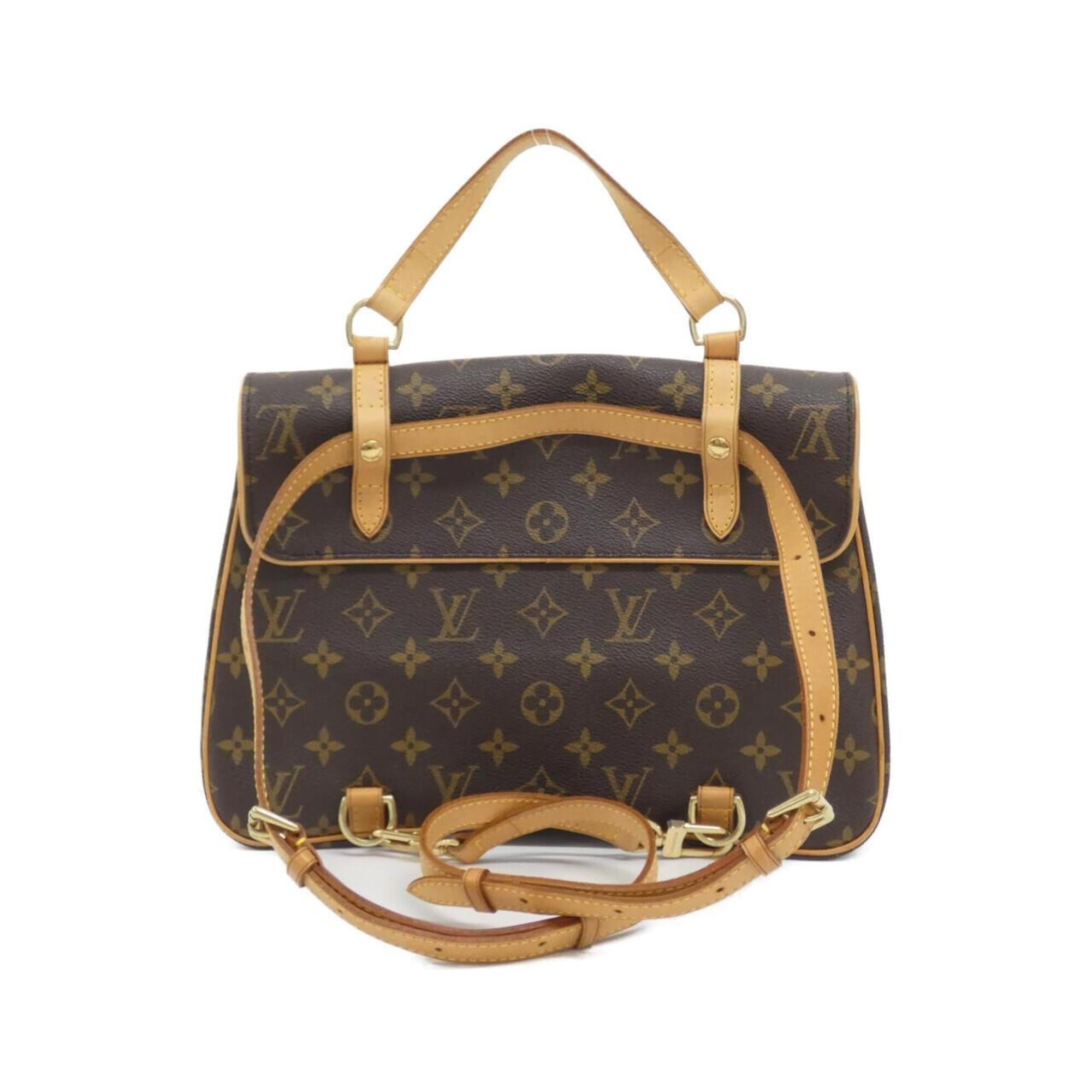 Louis Vuitton Monogram Marron Coated Canvas Backpack (Pre-Owned)