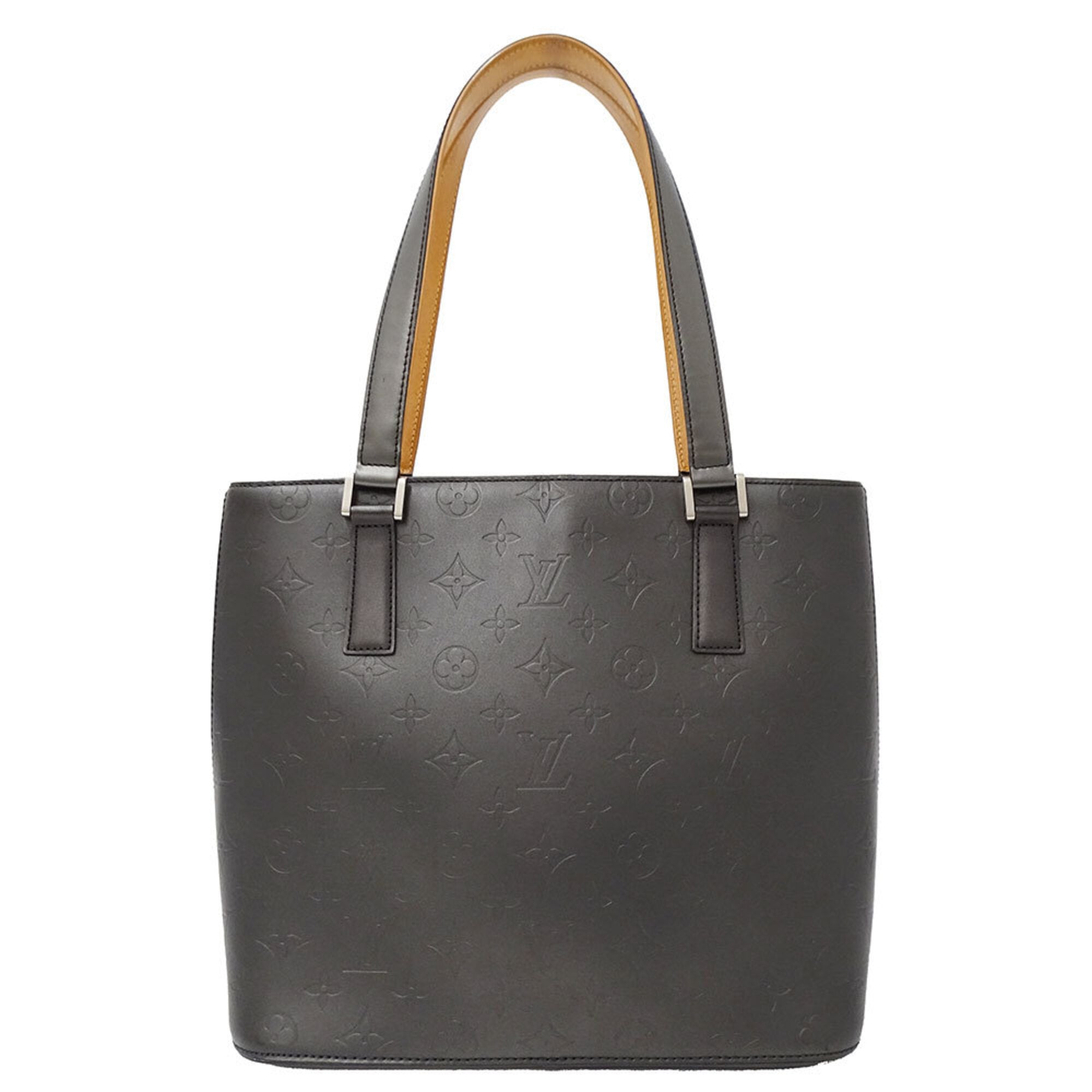 Louis Vuitton Noir Monogram Mat Tote Bag (Pre-Owned)
