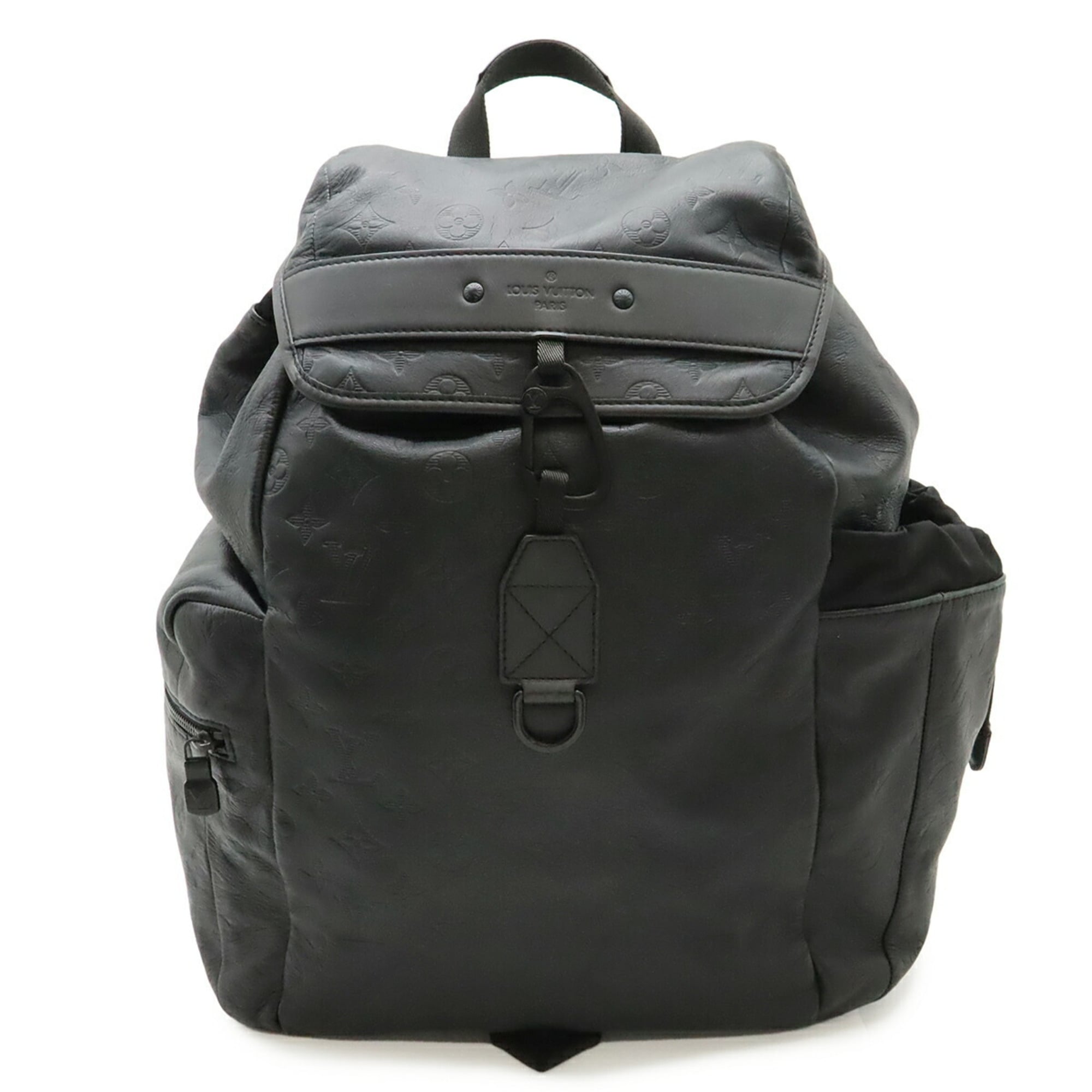 Louis Vuitton Monogram Shadow Black Noir Monogram Shadow Backpack (Pre-Owned)