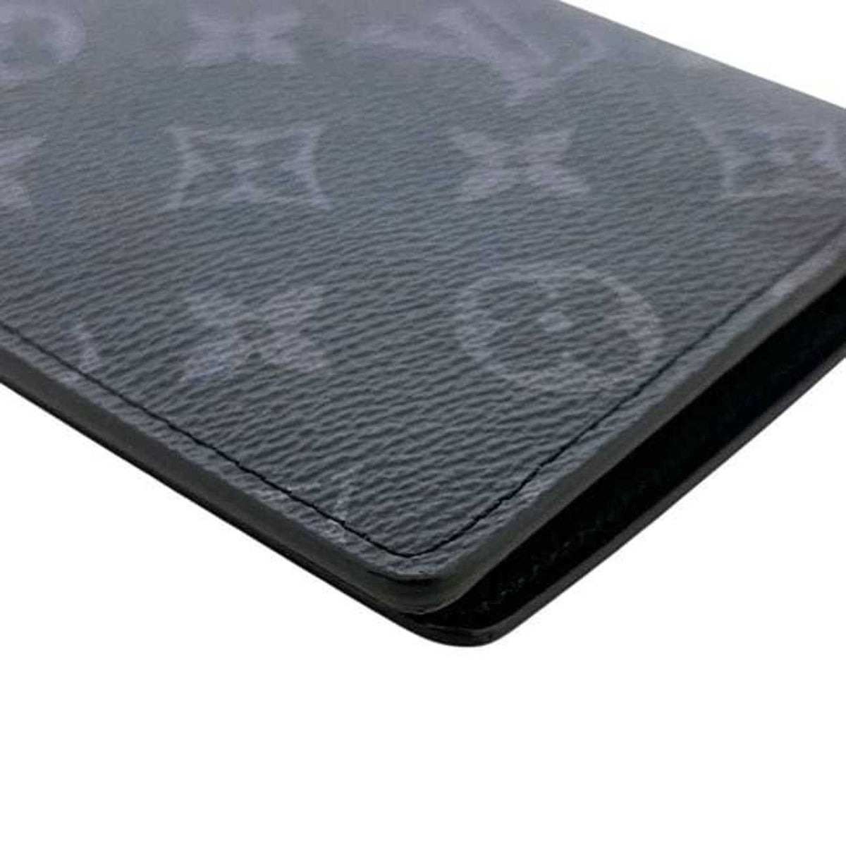 Louis Vuitton Black Monogram Eclipse Monogram Eclipse Long Wallet (Bi-Fold) (Pre-Owned)