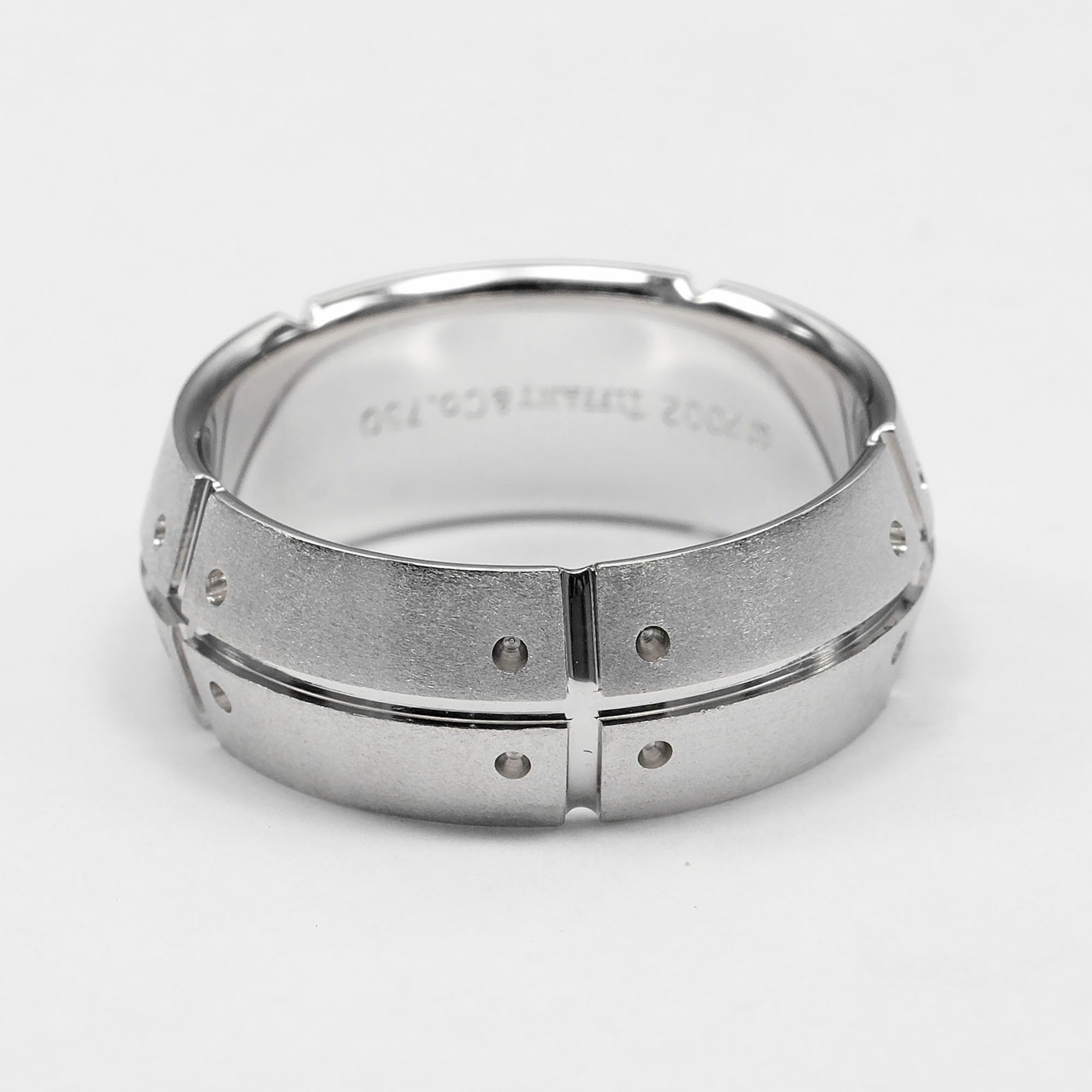 Tiffany White Gold (18K) Band Ring (Pre-Owned)