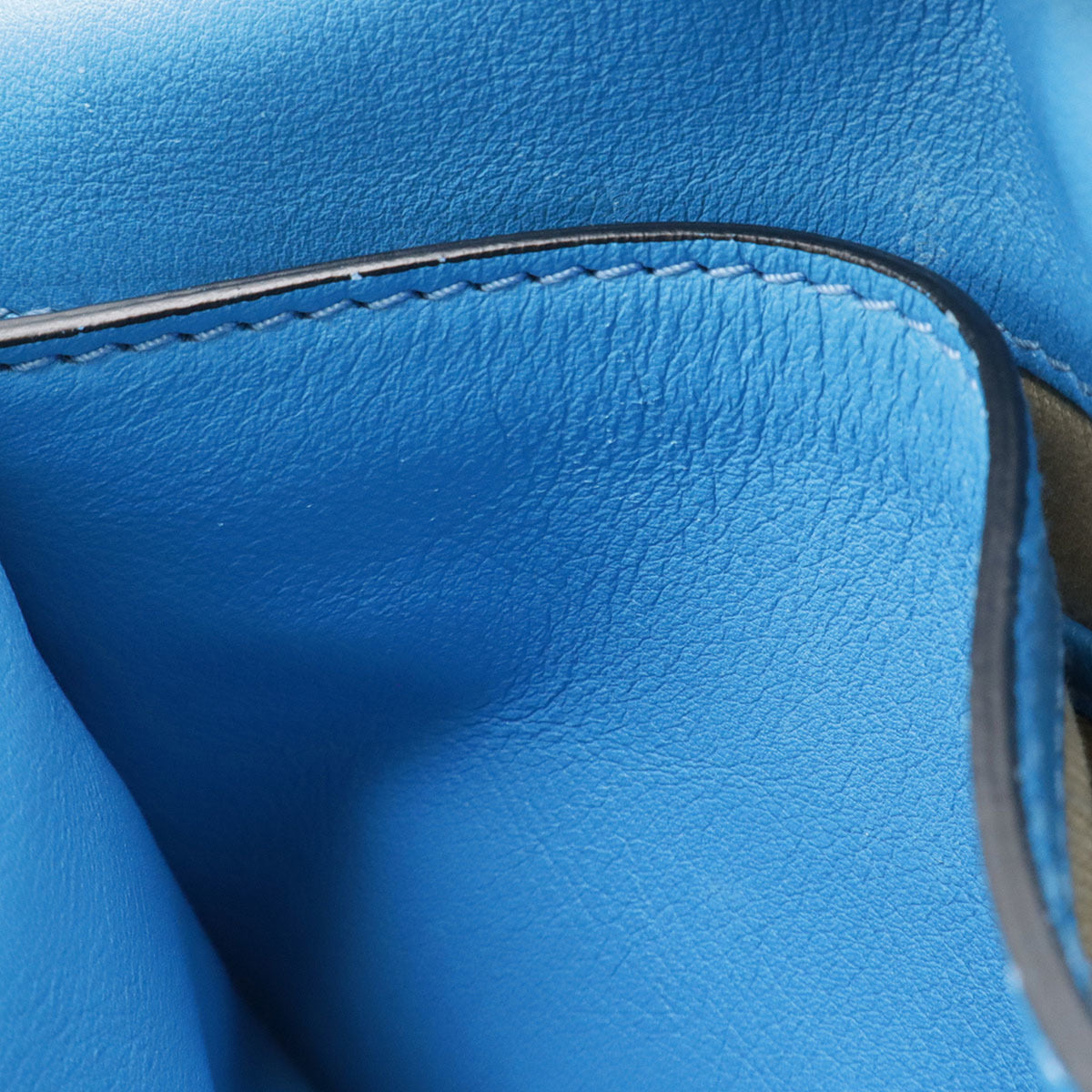 Valentino Garavani Blue Leather Clutch Bag Shoulder Bag (Pre-Owned)