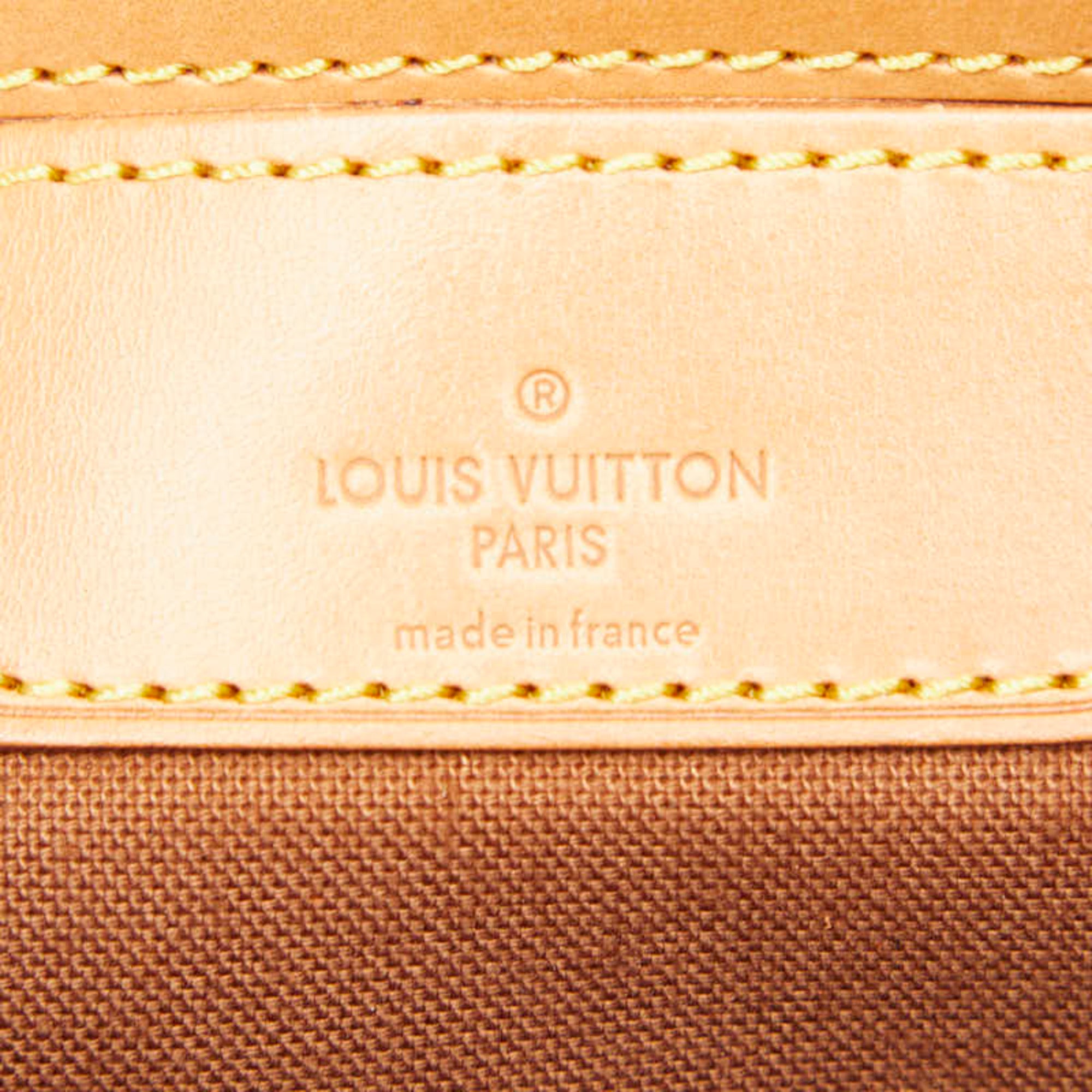 Louis Vuitton Brown Pvc Leather Shoulder Bag (Pre-Owned)