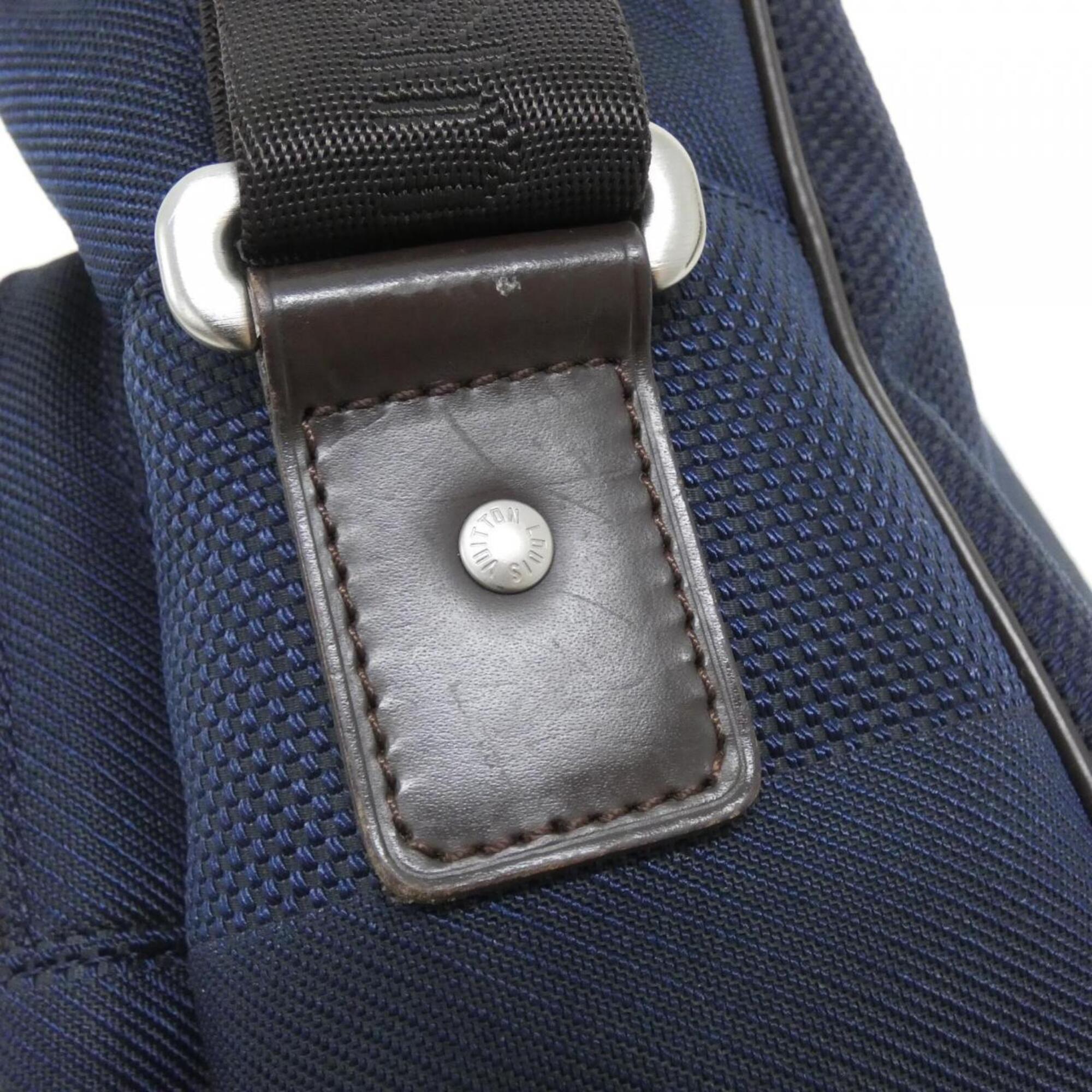 Louis Vuitton Blue Canvas Shoulder Bag (Pre-Owned)