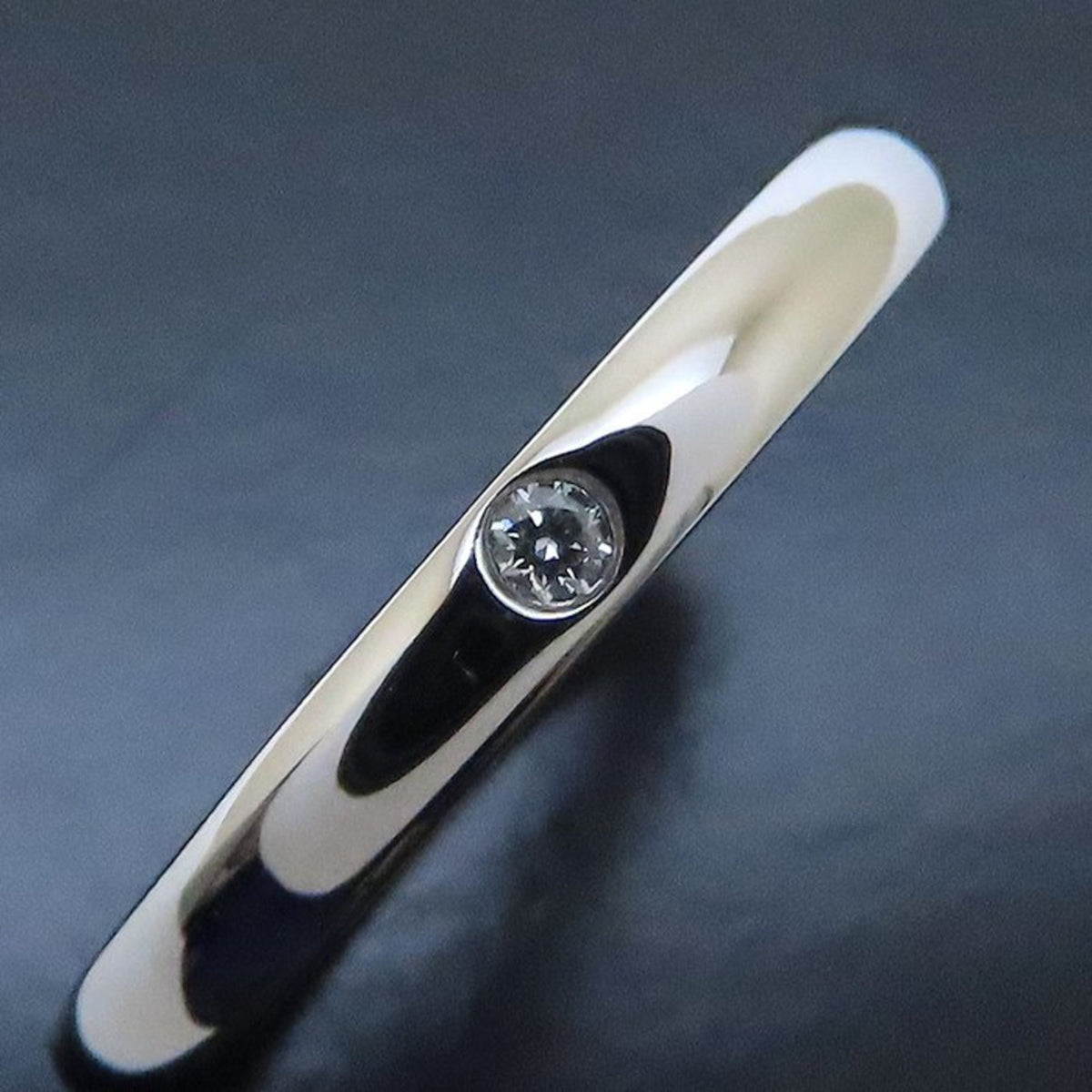 Tiffany Platinum Platinum Band Ring (Pre-Owned)