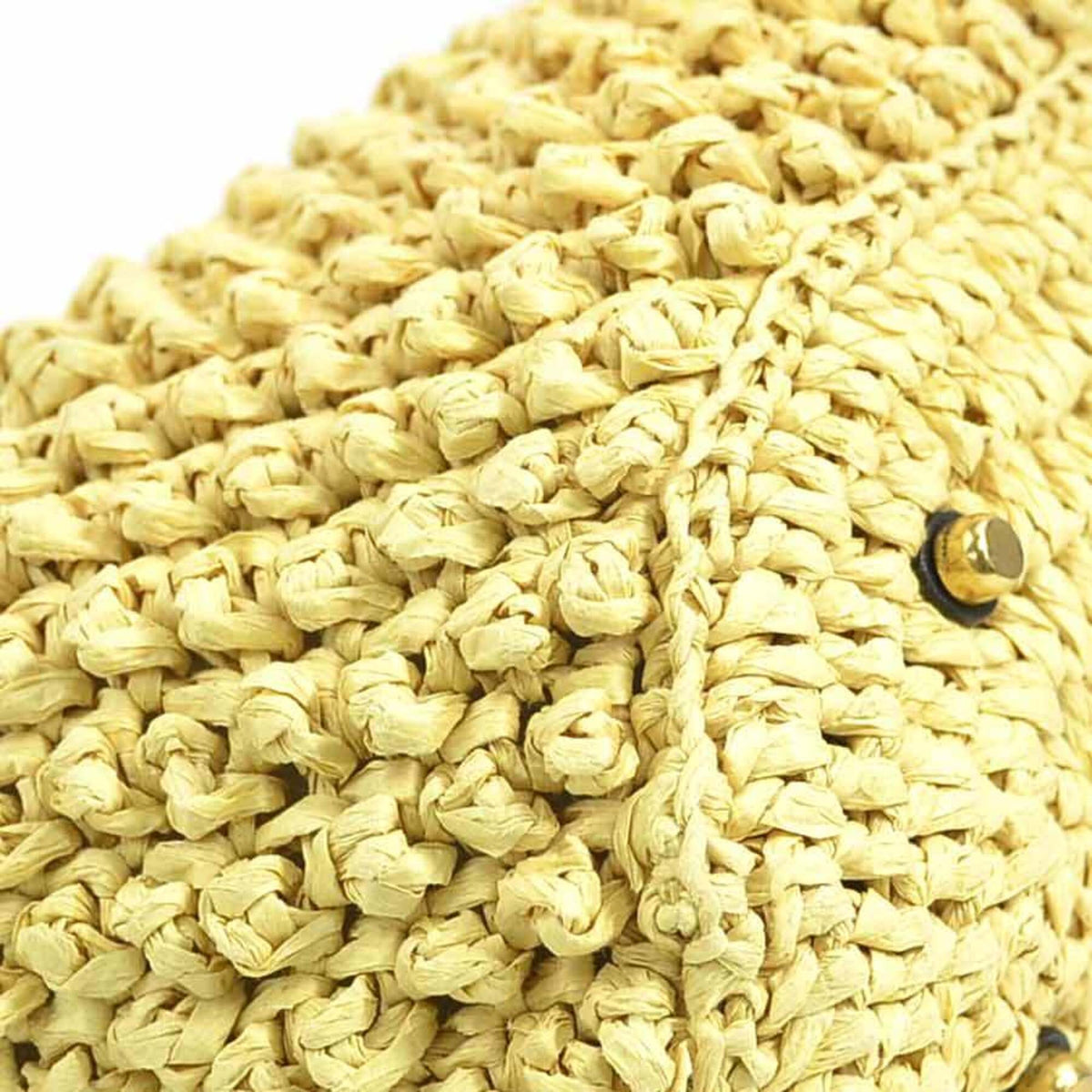 Coach Black Raffia Leather Handbag Pouch (Pre-Owned)