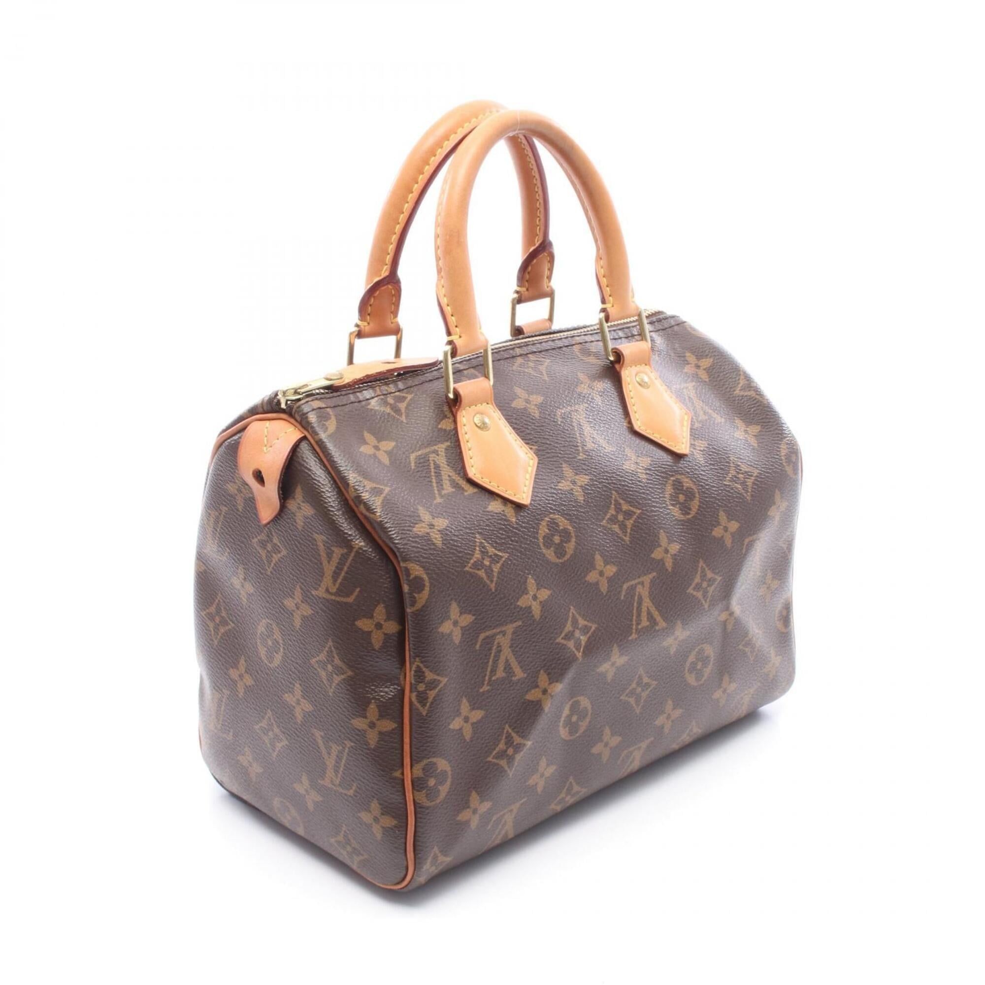 Louis Vuitton Brown Pvc Coated Canvas Leather Handbag (Pre-Owned)
