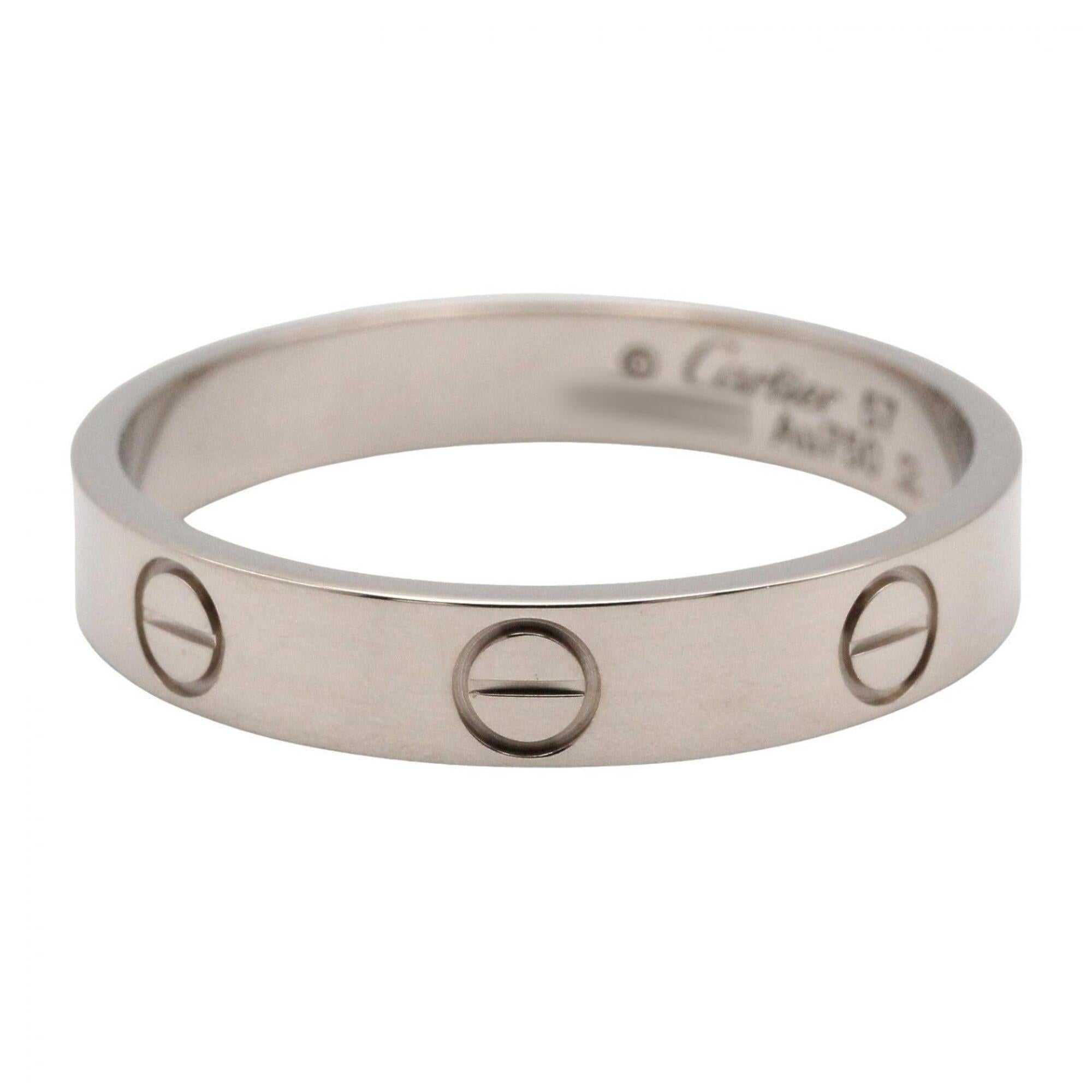 Cartier Silver White Gold (18K) Band Ring (Pre-Owned)