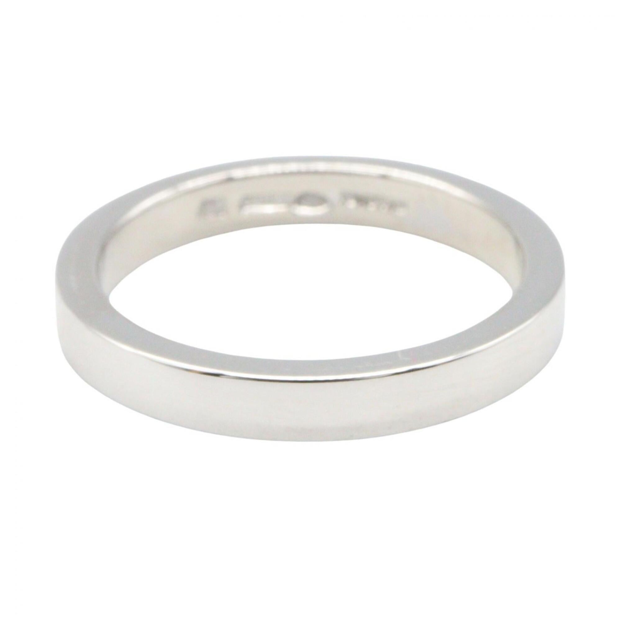 Bvlgari Silver Platinum 950 Band Ring (Pre-Owned)