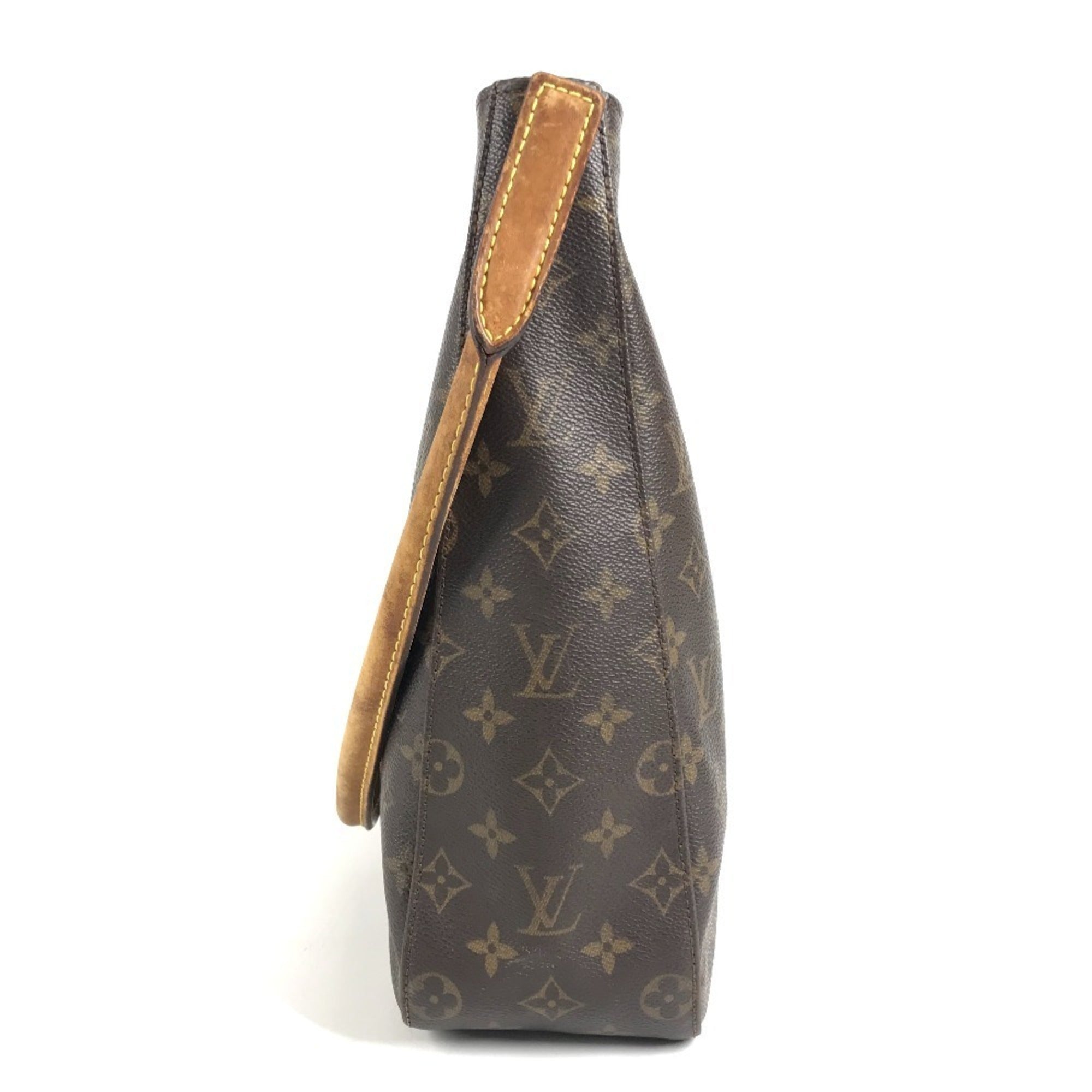 Louis Vuitton Brown Monogram Canvas Handbag Shoulder Bag (Pre-Owned)